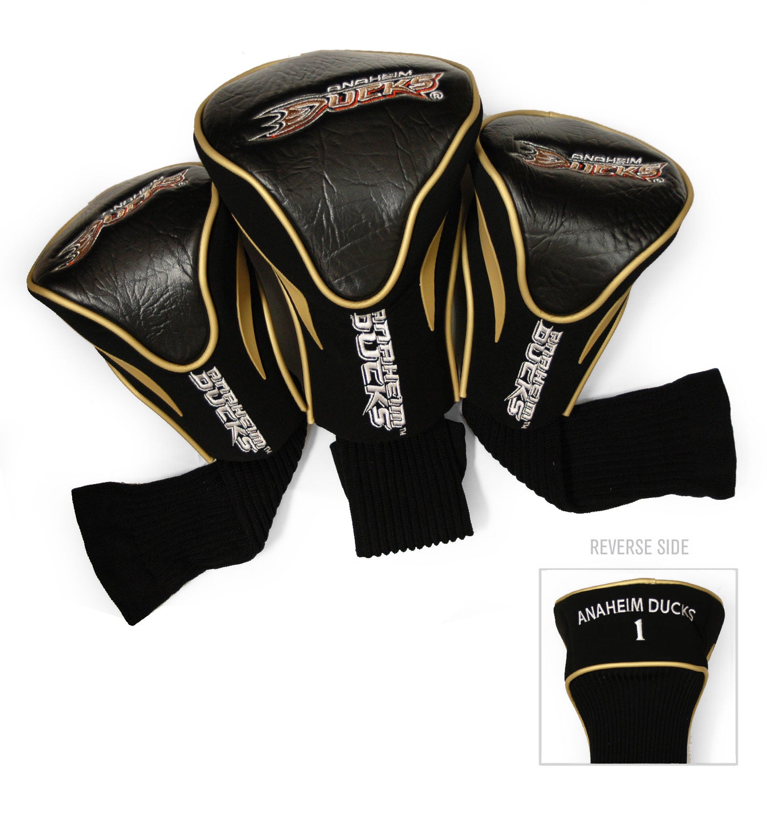 Anaheim Ducks 3 Pack Contour Sock Headcovers