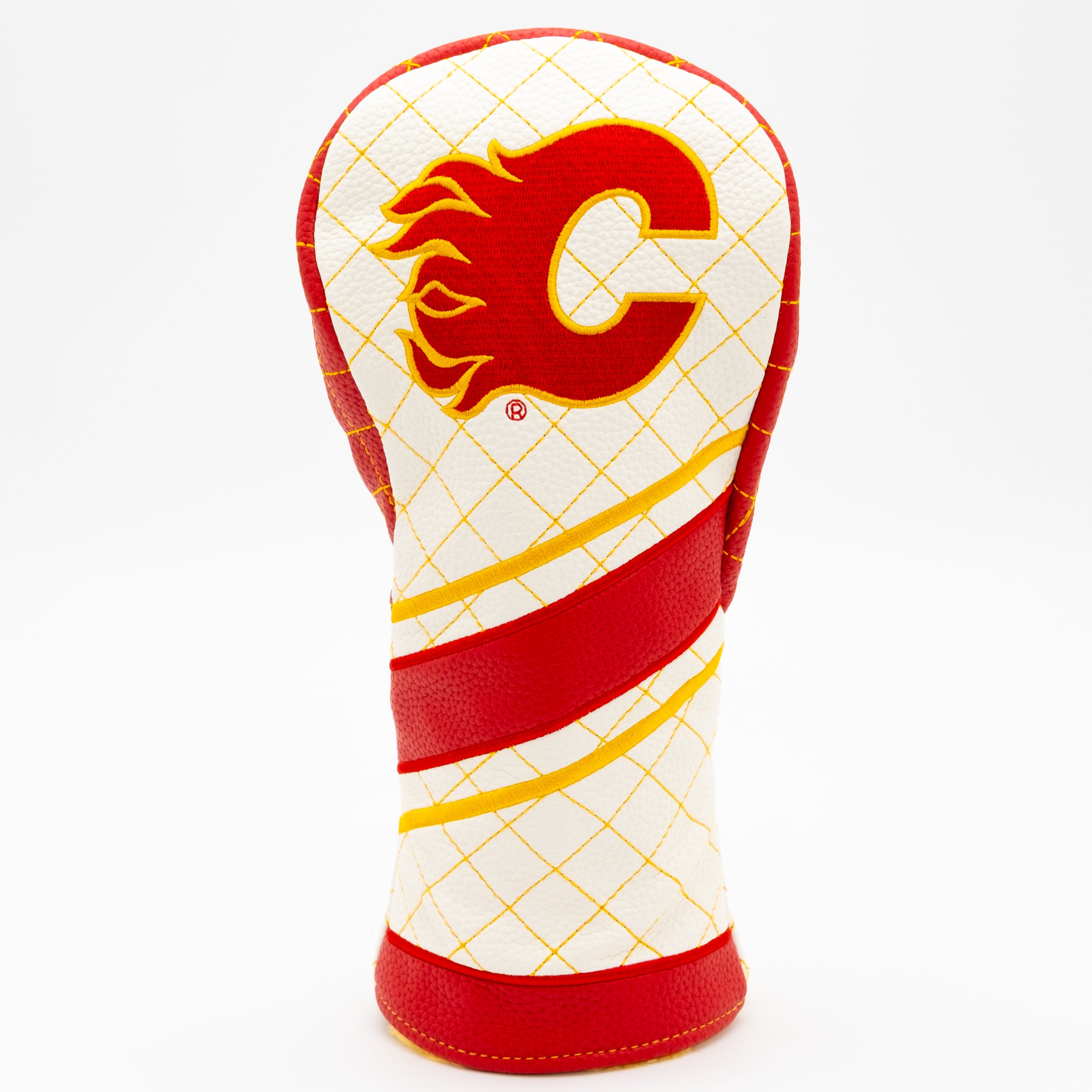 Calgary Flames Quilted Fairway Headcover (STRIPED)