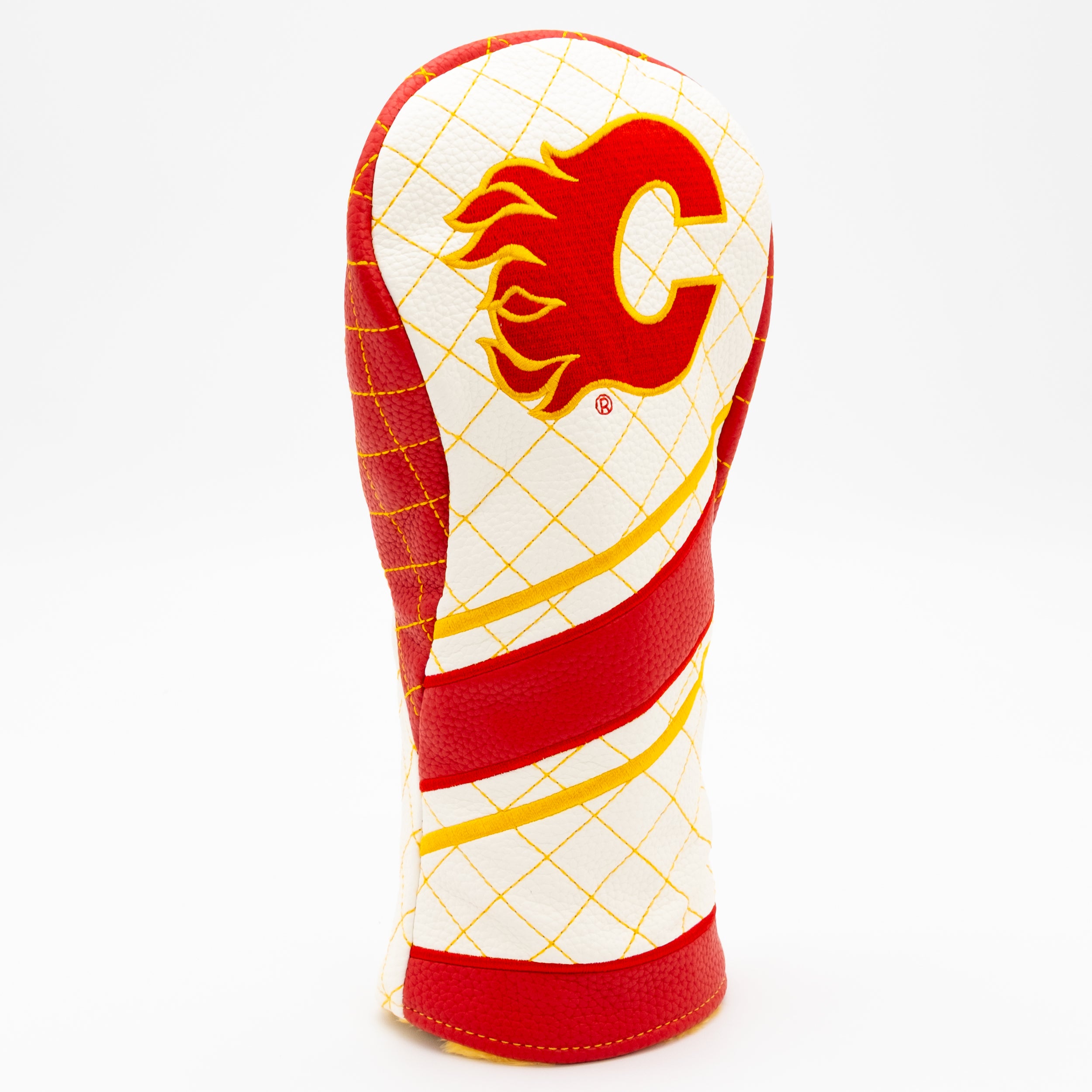 Calgary Flames Quilted Fairway Headcover (STRIPED)