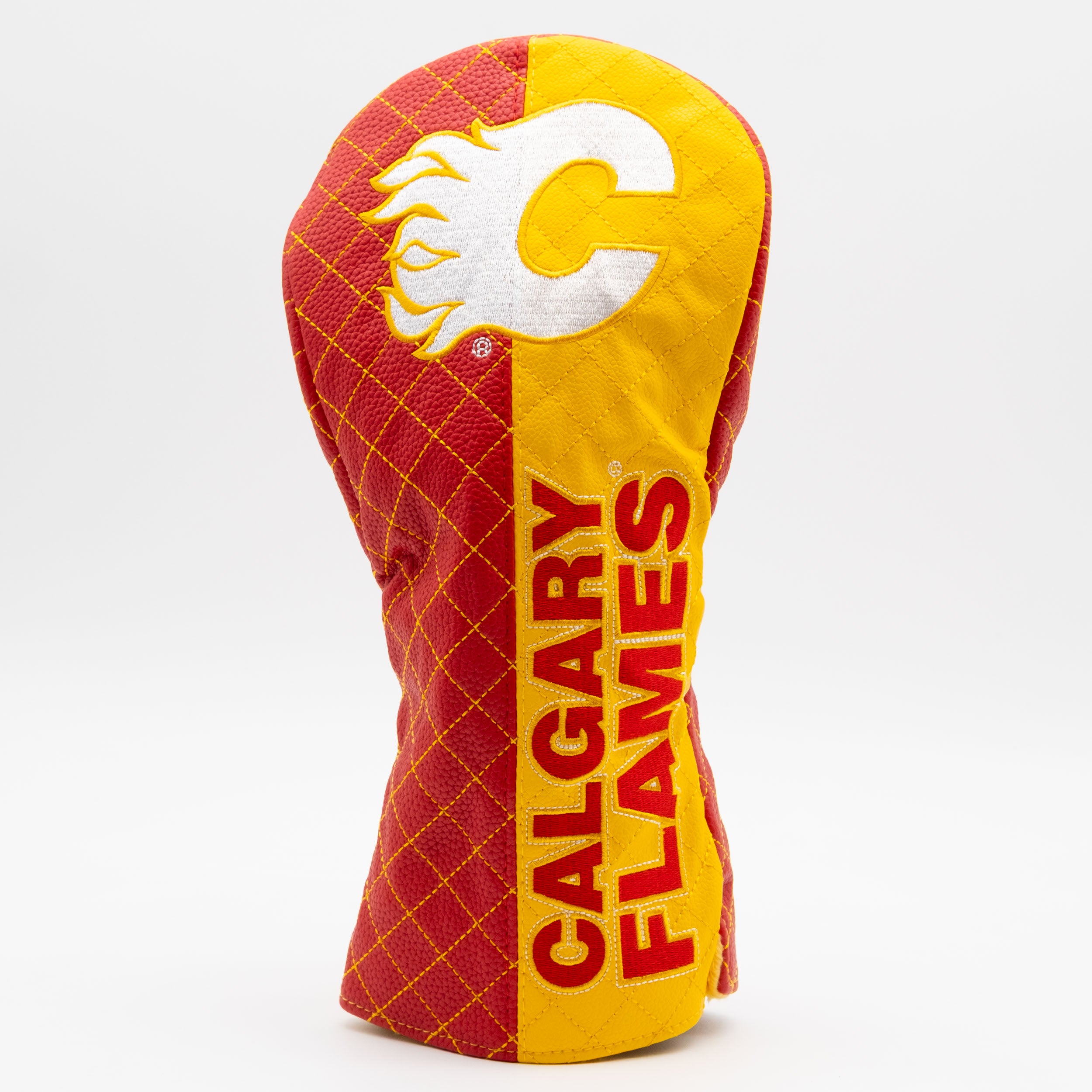 Calgary Flames Quilted Driver Headcover (SPLIT)