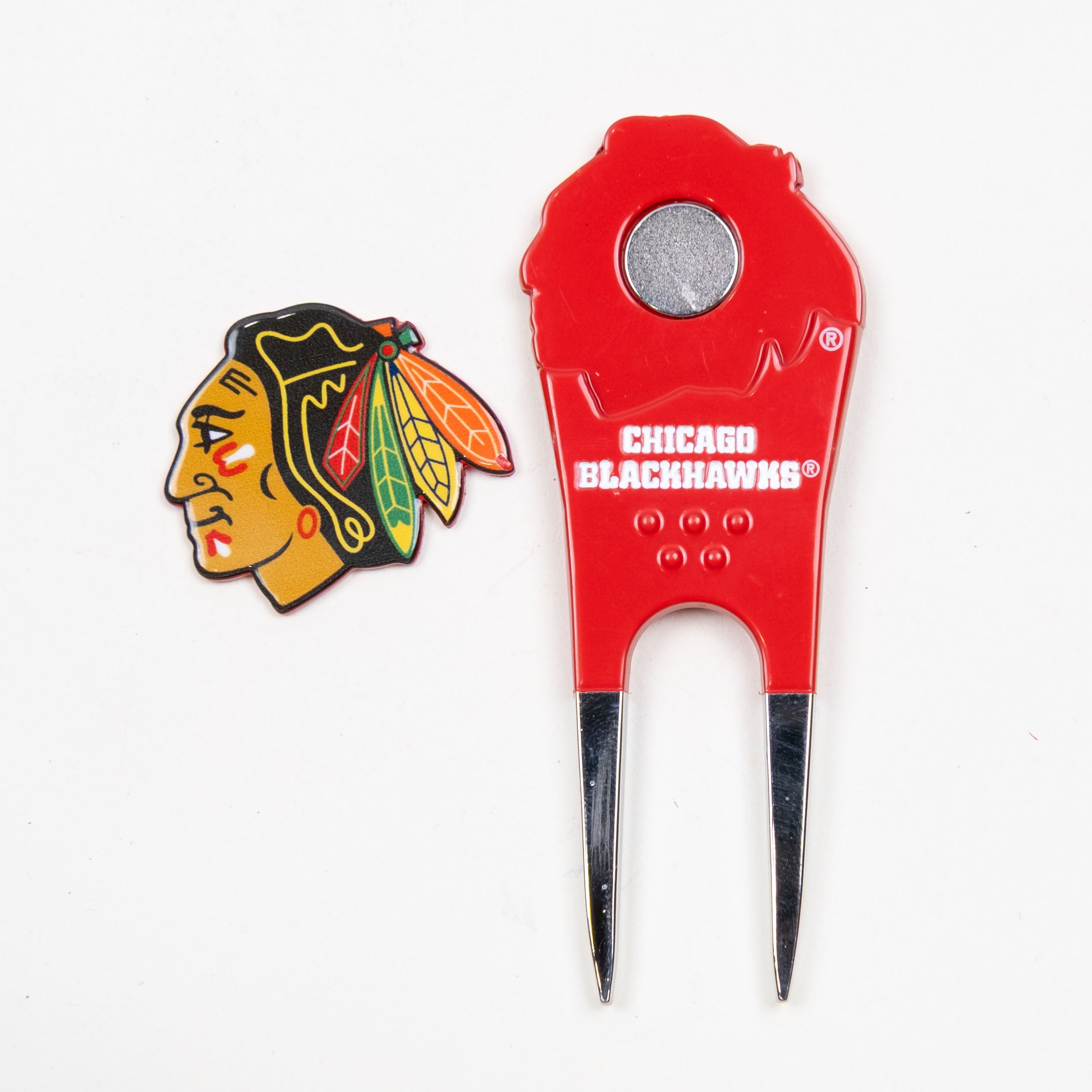 Chicago Blackhawks Custom Shaped Divot Tool