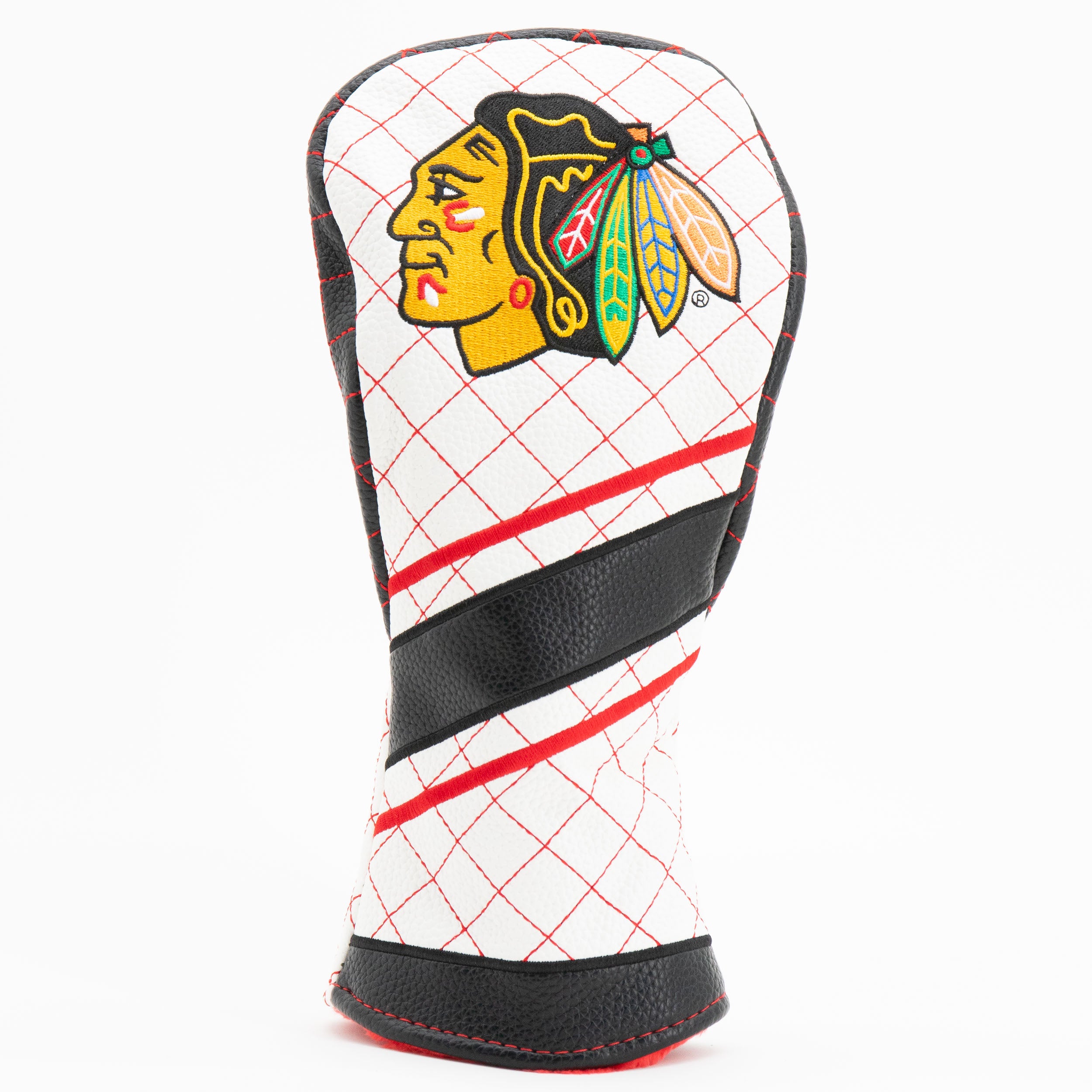Chicago Blackhawks Quilted Fairway Headcover (STRIPED)
