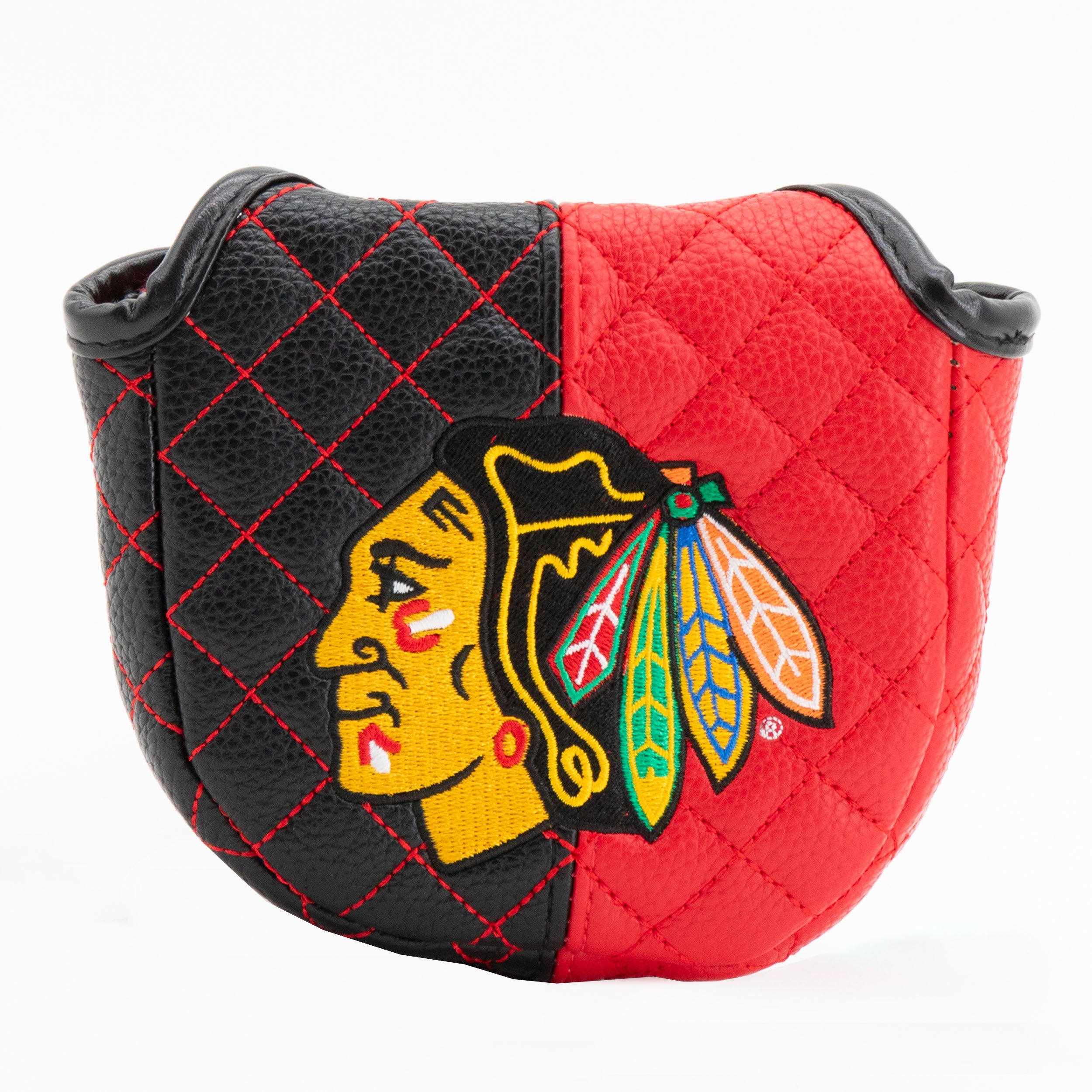 Chicago Blackhawks Quilted Mallet Putter Cover (SPLIT)