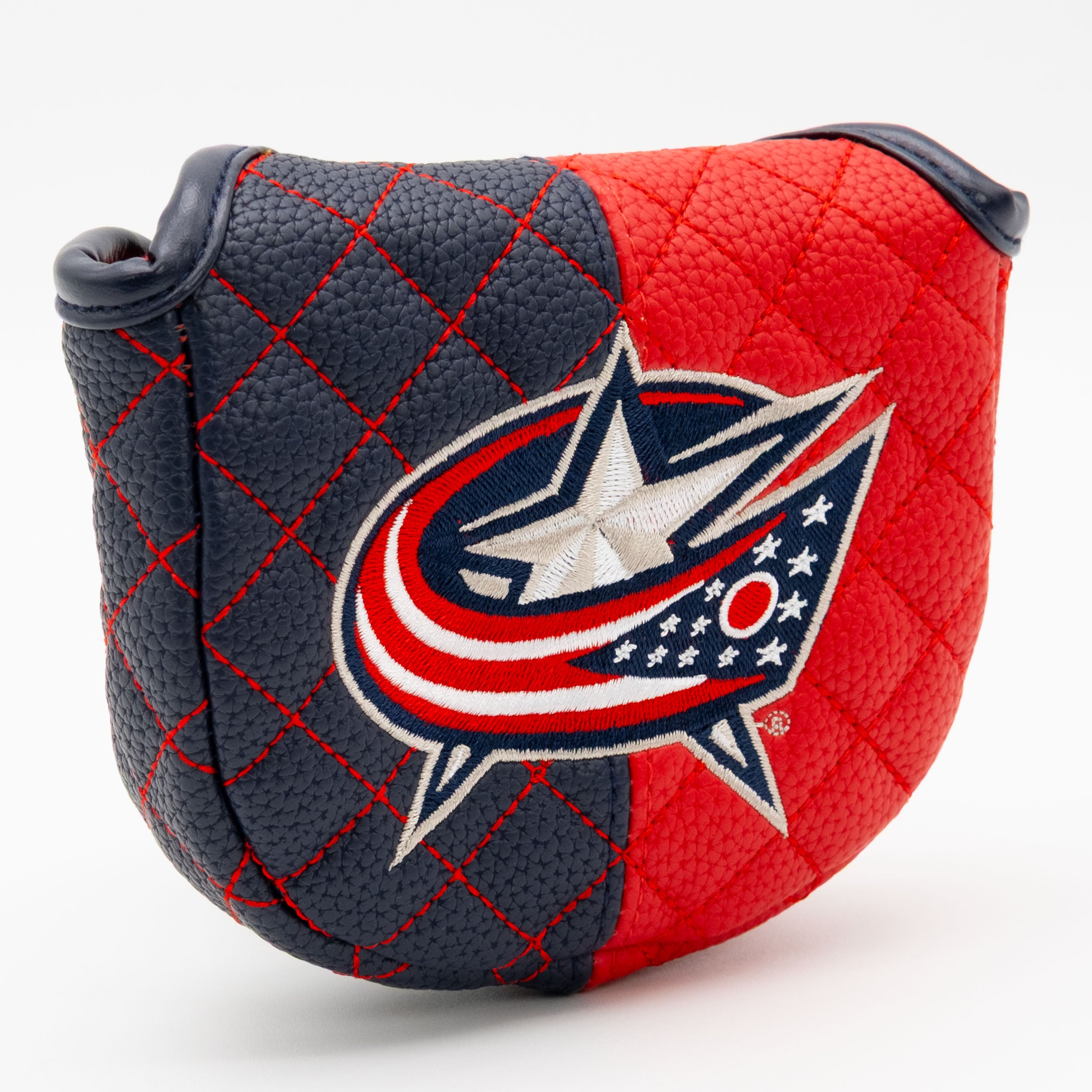 Columbus Blue Jackets Quilted Mallet Putter Cover (SPLIT)