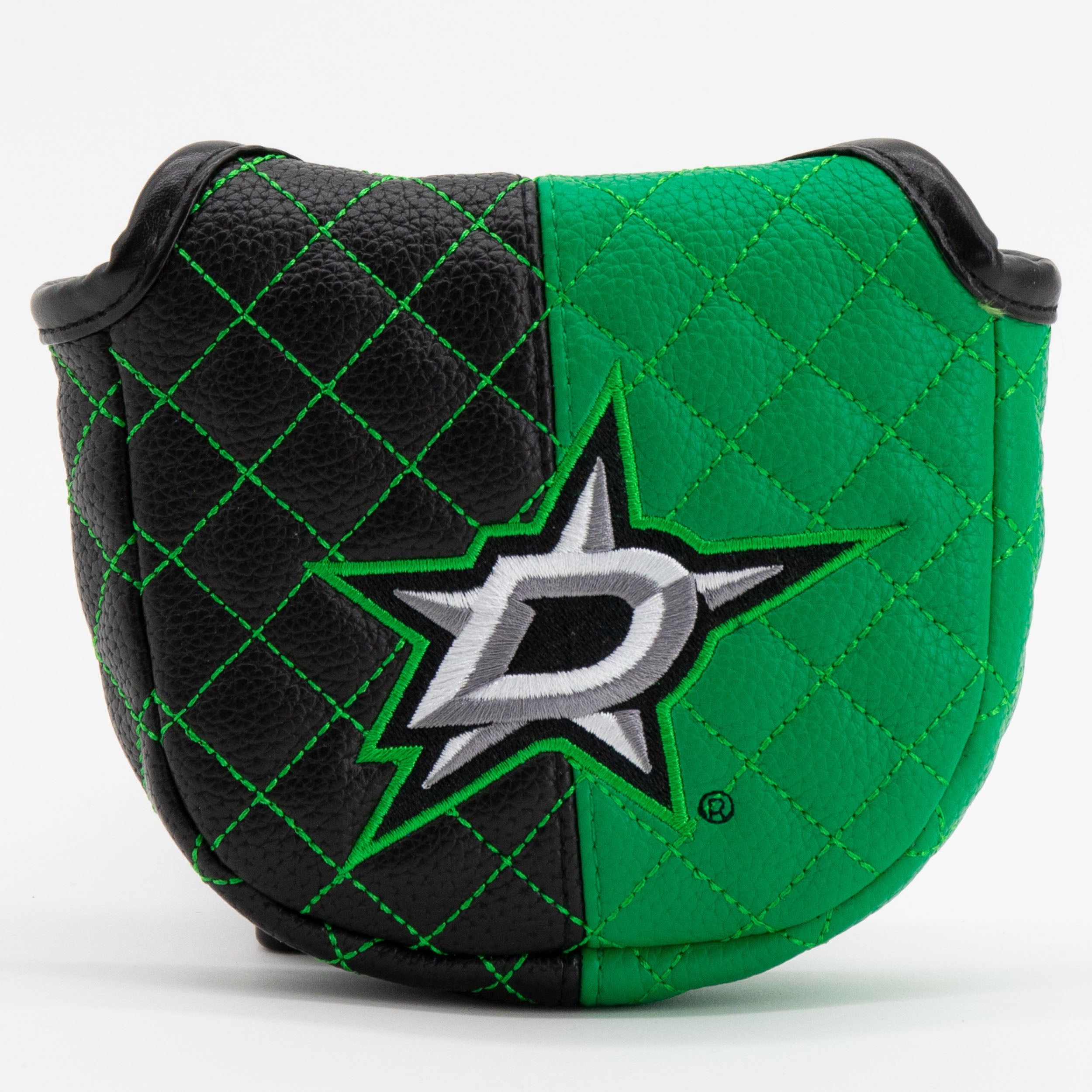 Dallas Stars Quilted Mallet Putter Cover (SPLIT)