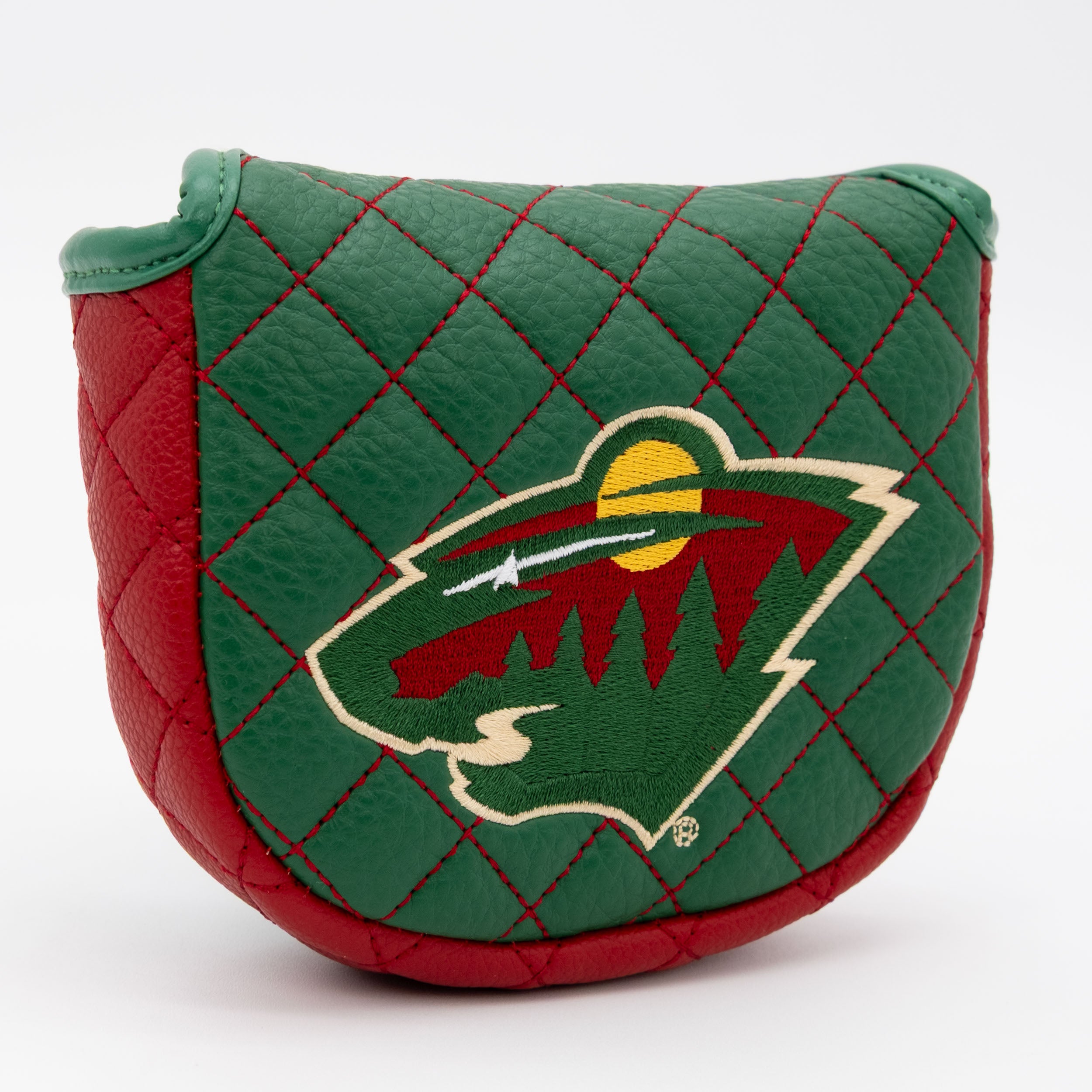 Minnesota Wild Quilted Mallet Putter Cover (SOLID)