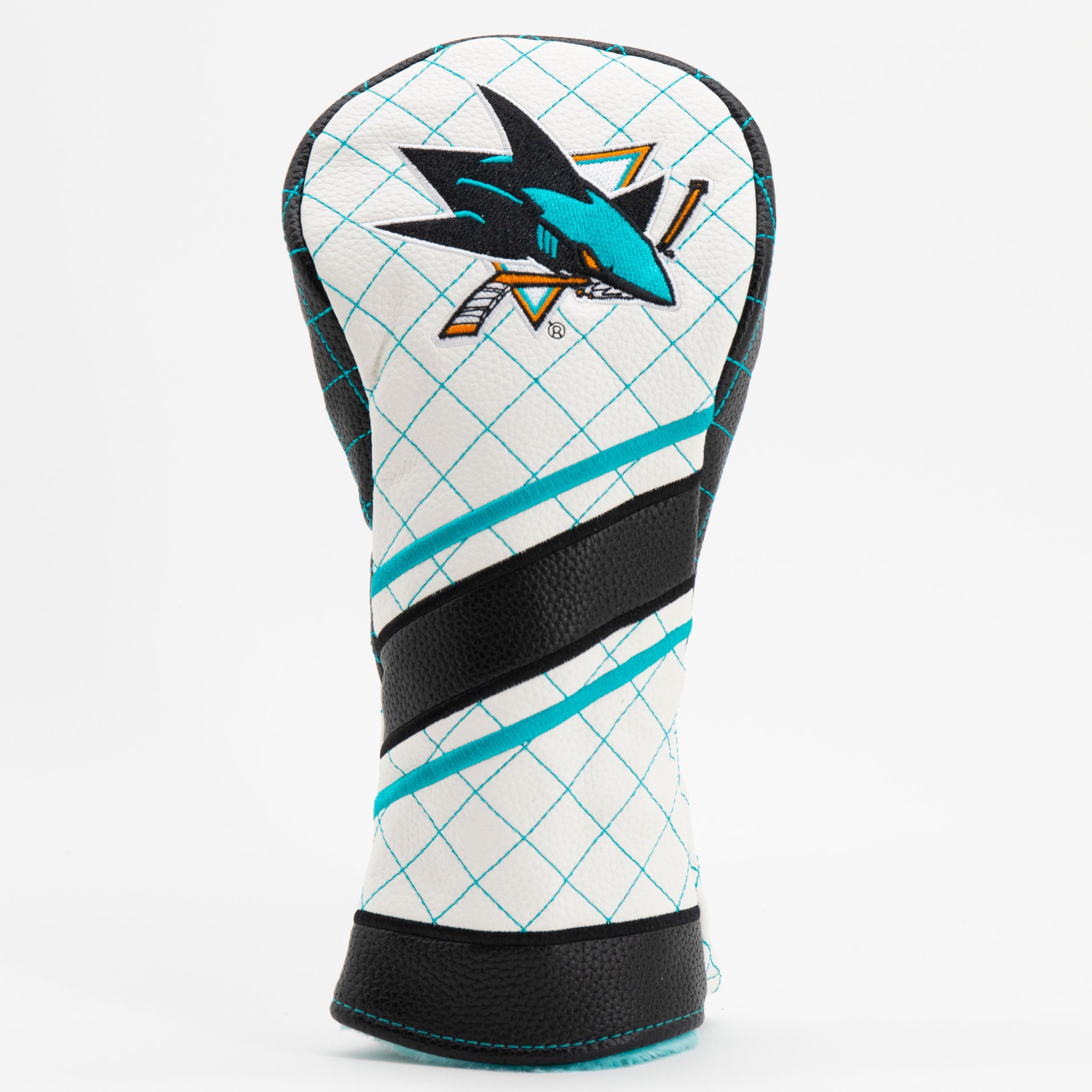 San Jose Sharks Quilted Fairway Headcover (STRIPED)