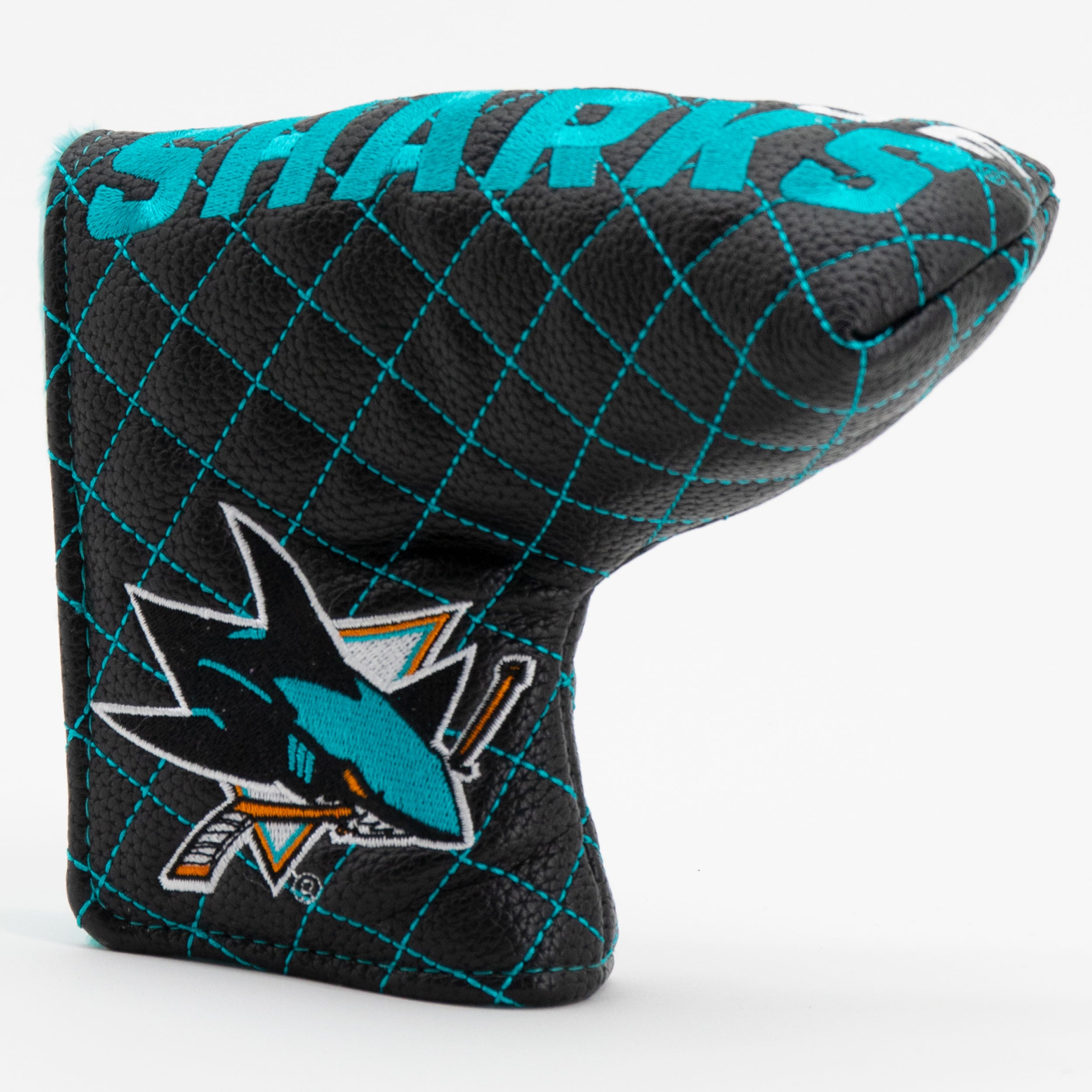 San Jose Sharks Quited Blade Putter Cover (SOLID)