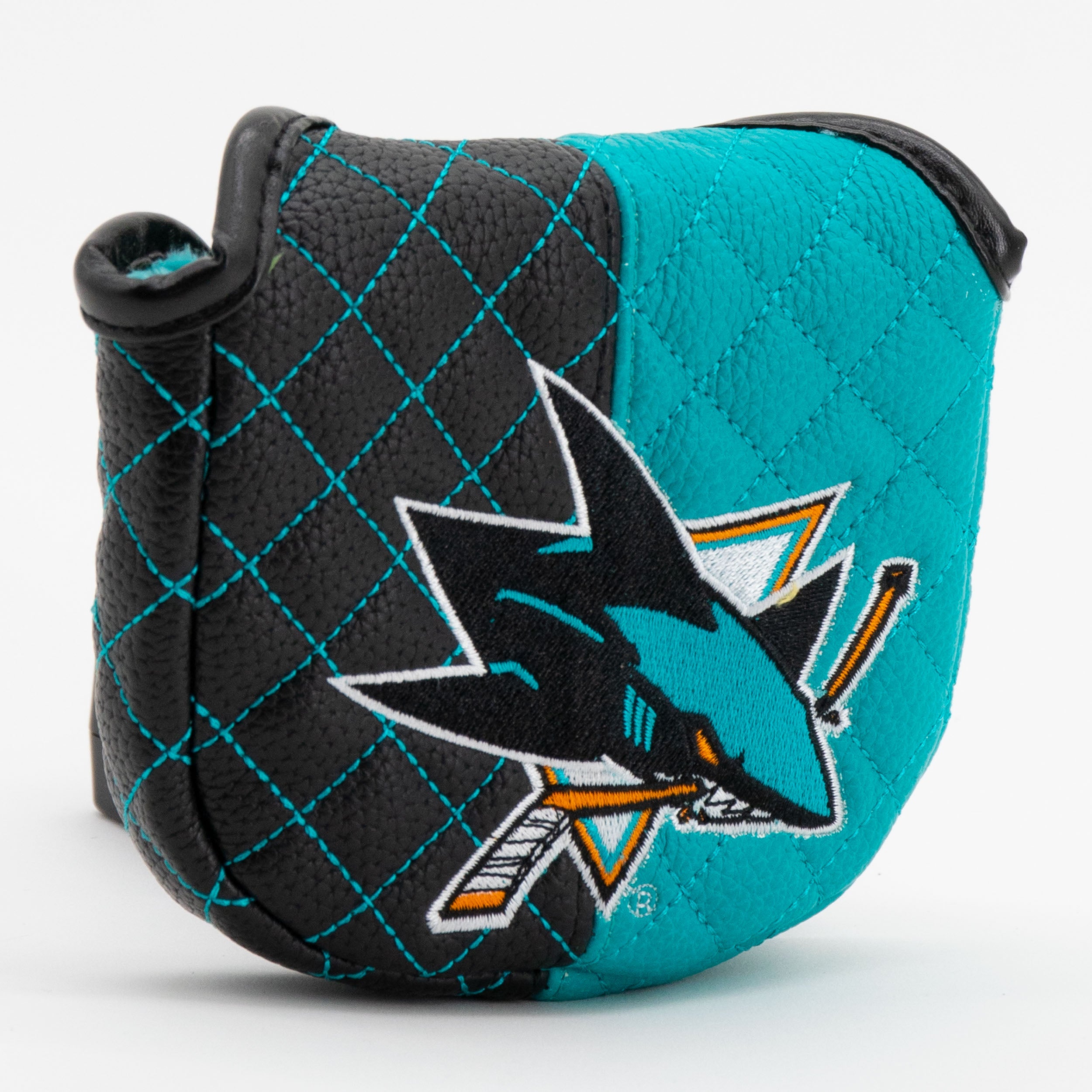 San Jose Sharks Quilted Mallet Putter Cover (SPLIT)