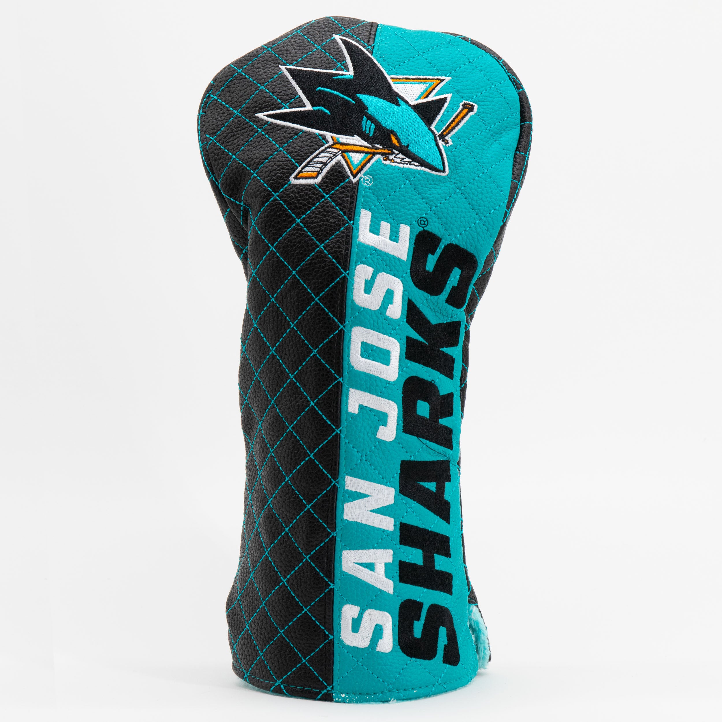 San Jose Sharks Quilted Driver Headcover (SPLIT)