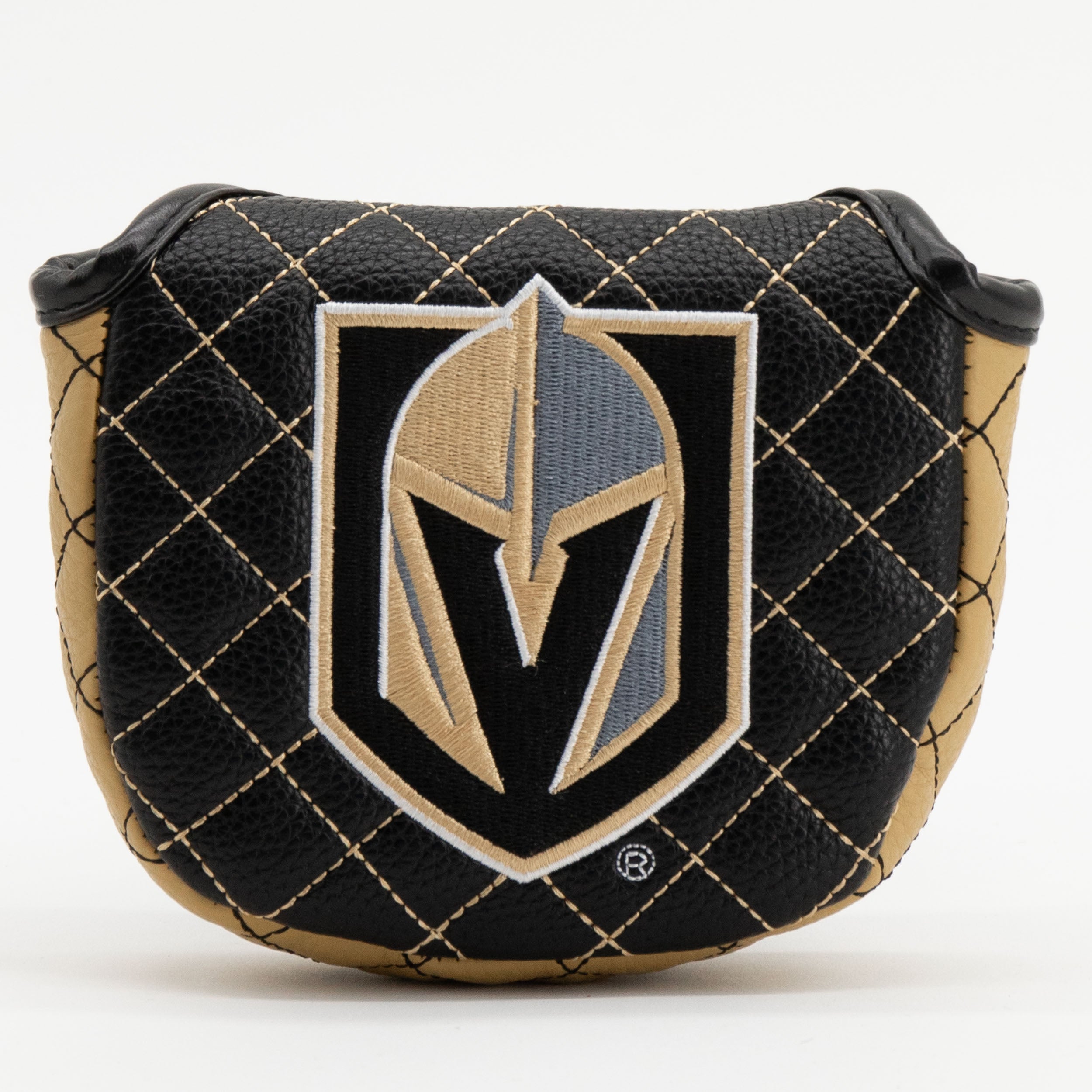 Vegas Golden Knights Quilted Mallet Putter Cover (SOLID)