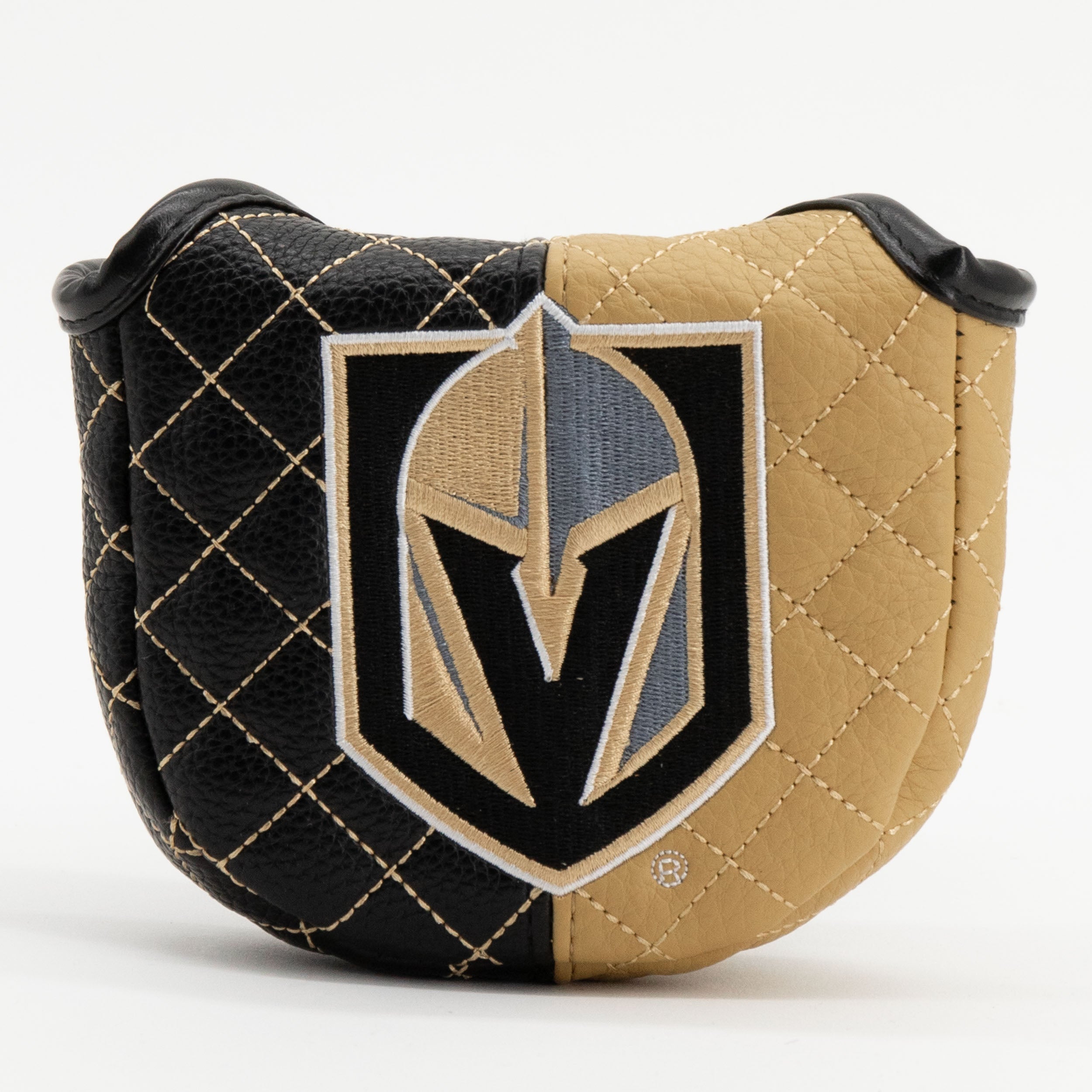 Vegas Golden Knights Quilted Mallet Putter Cover (SPLIT)