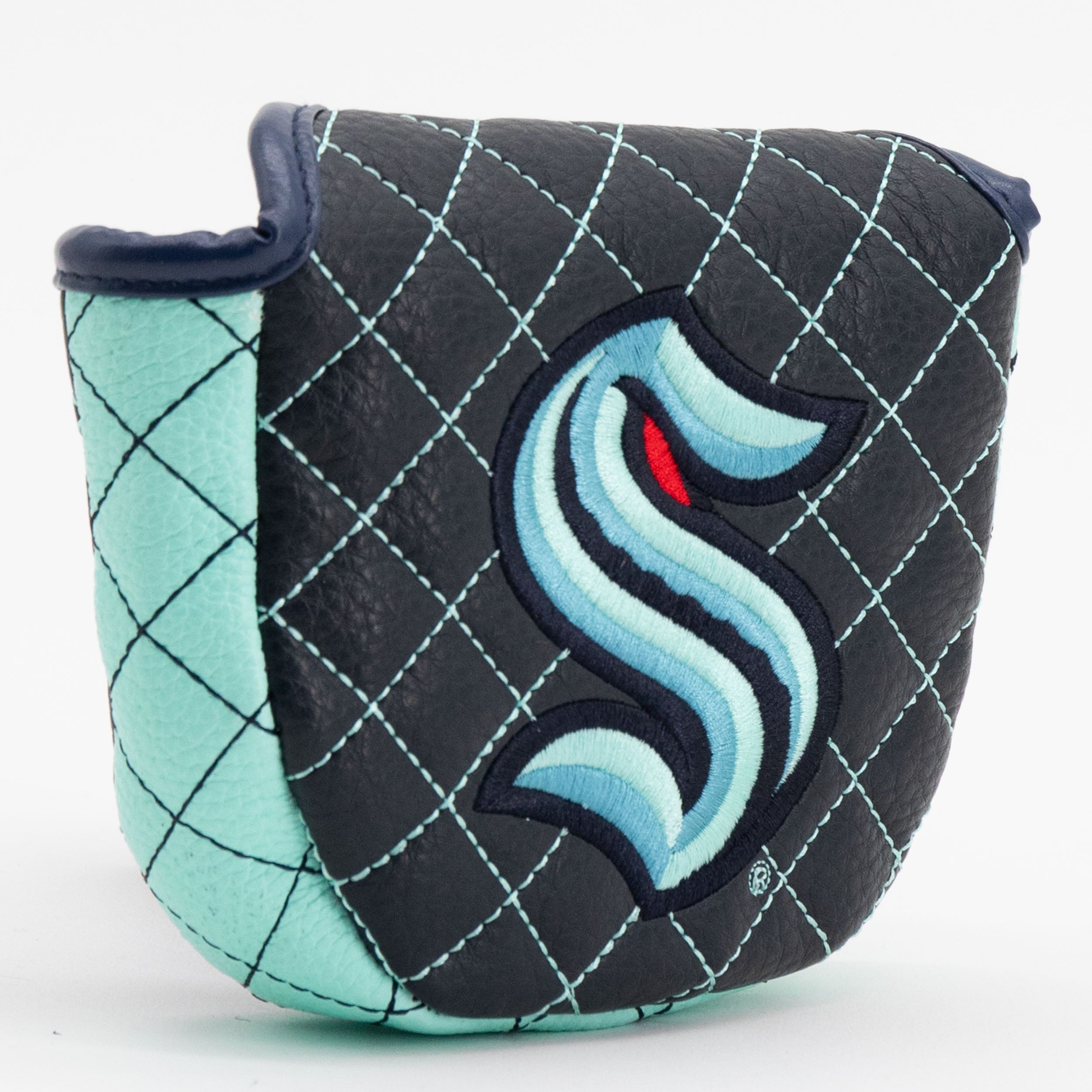 Seattle Kraken Quilted Mallet Putter Cover (SOLID)