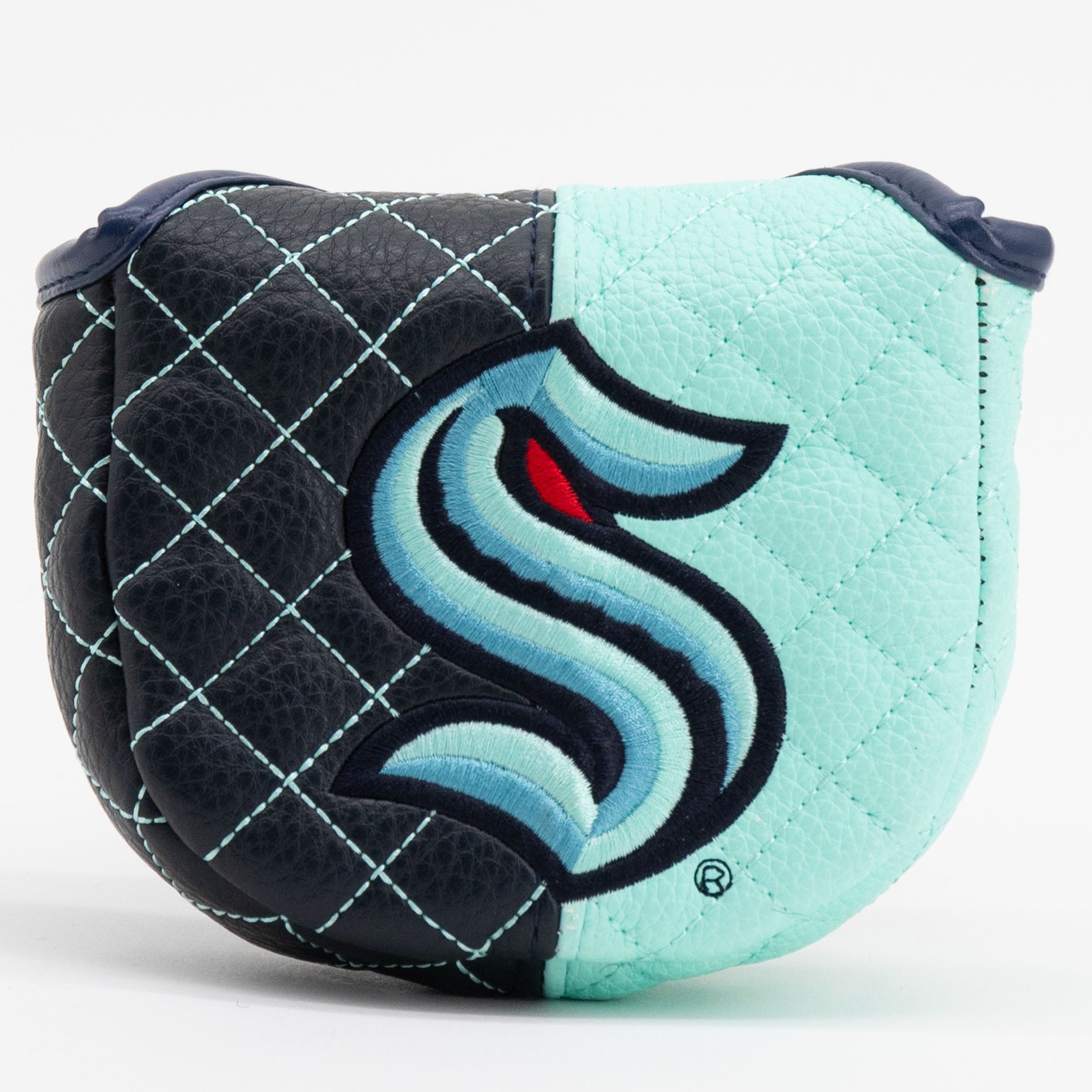 Seattle Kraken Quilted Mallet Putter Cover (SPLIT)