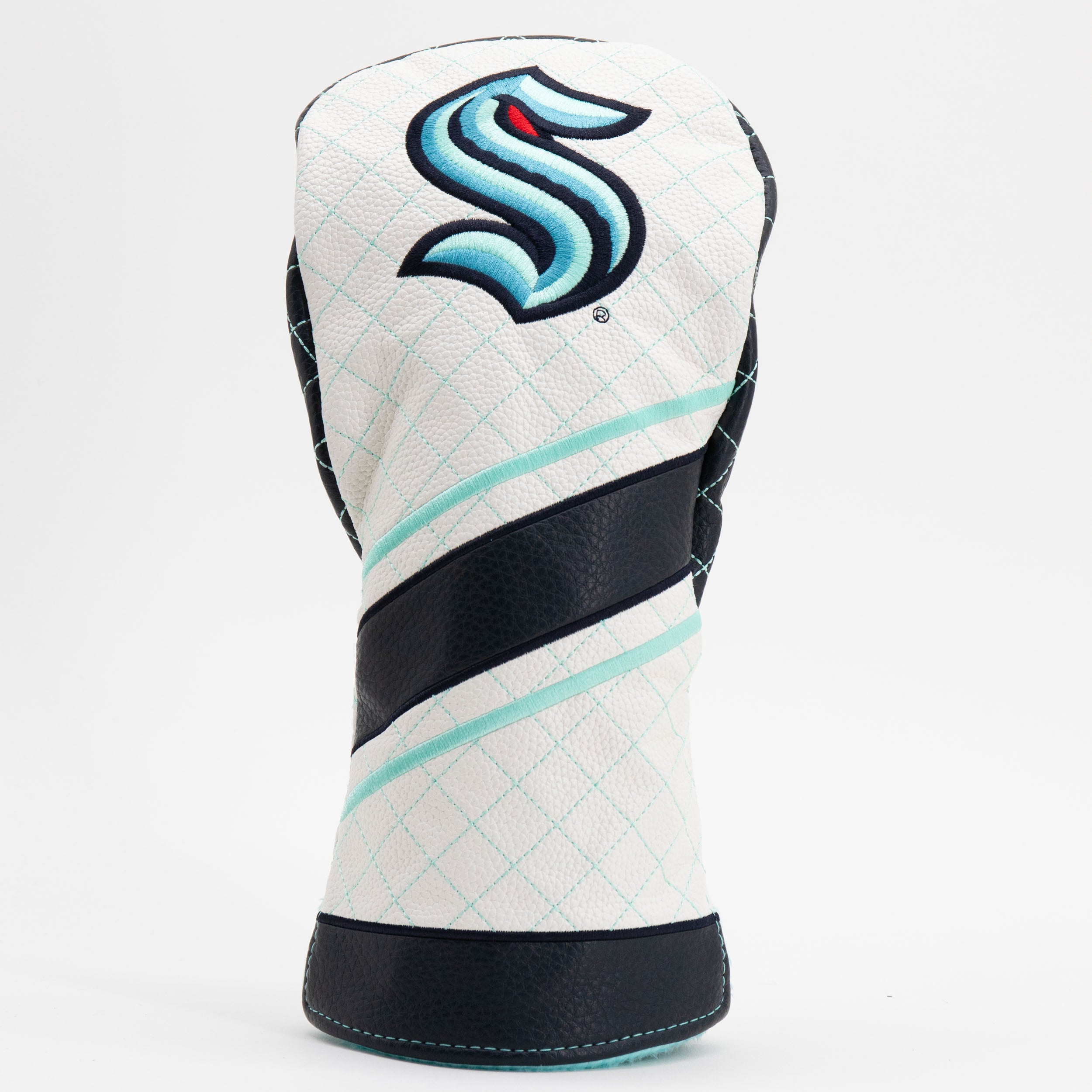Seattle Kraken Quilted Driver Headcover (STRIPED)