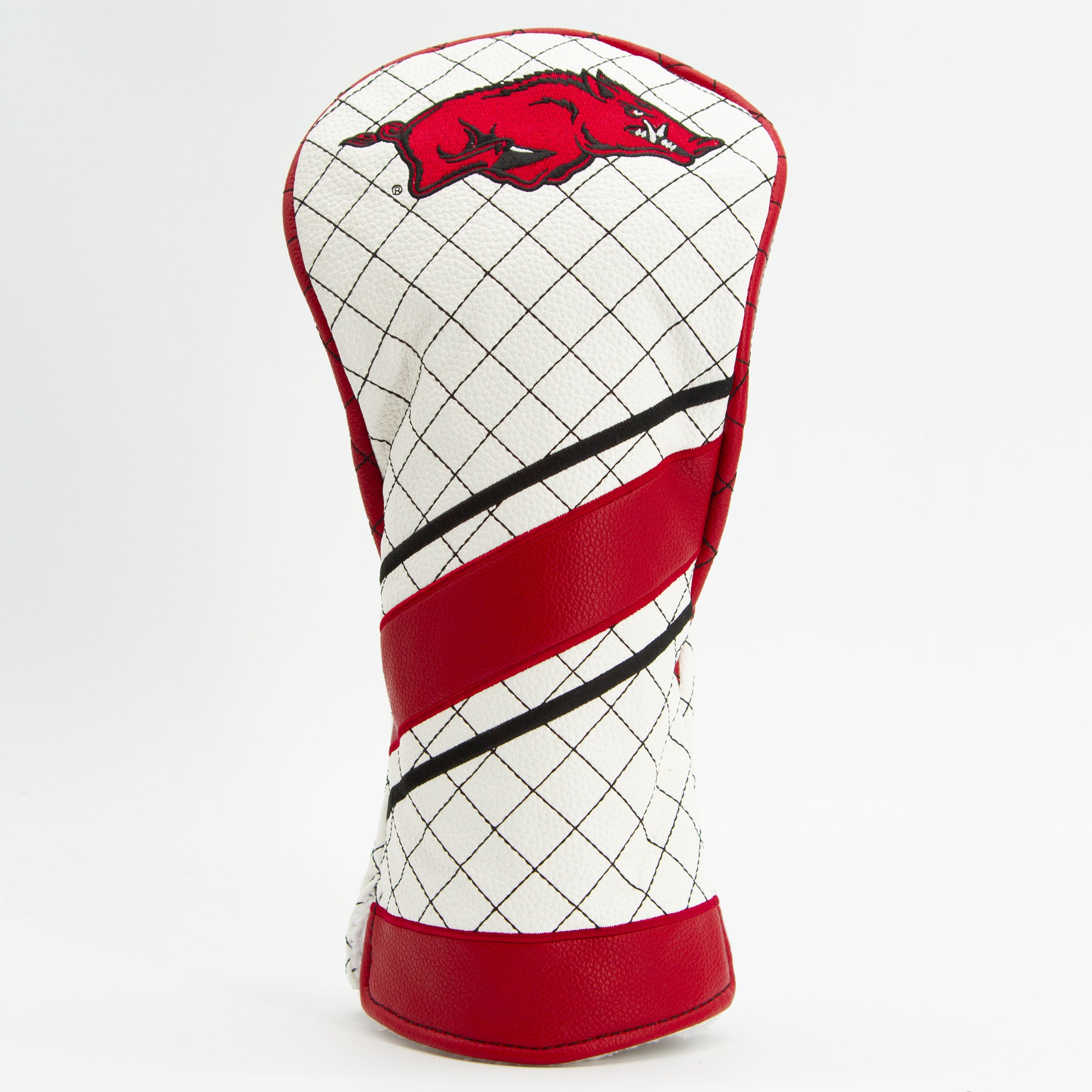 Arkansas Razorbacks Quilted Driver Headcover (STRIPED)