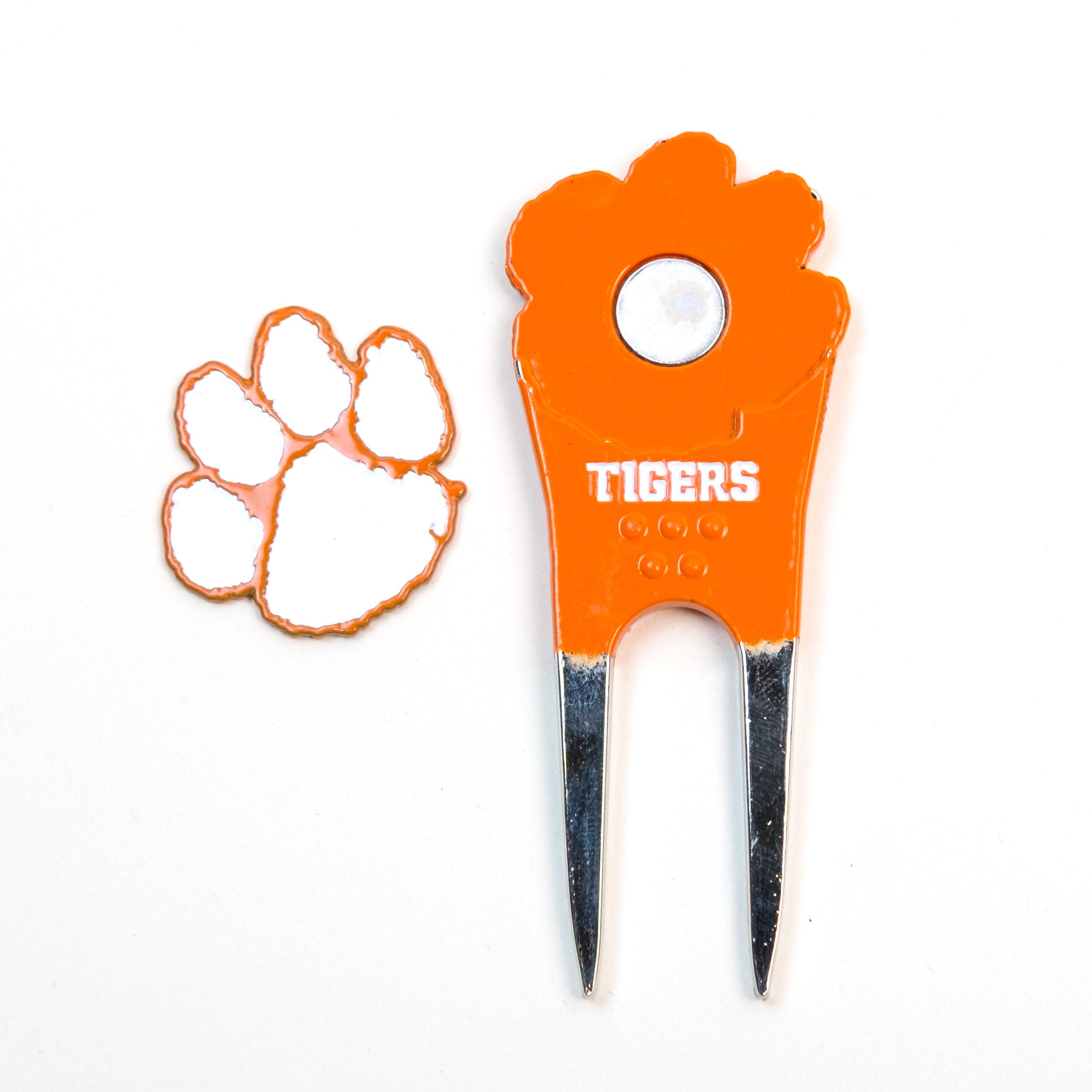 Clemson Tigers Custom Shaped Divot Tool