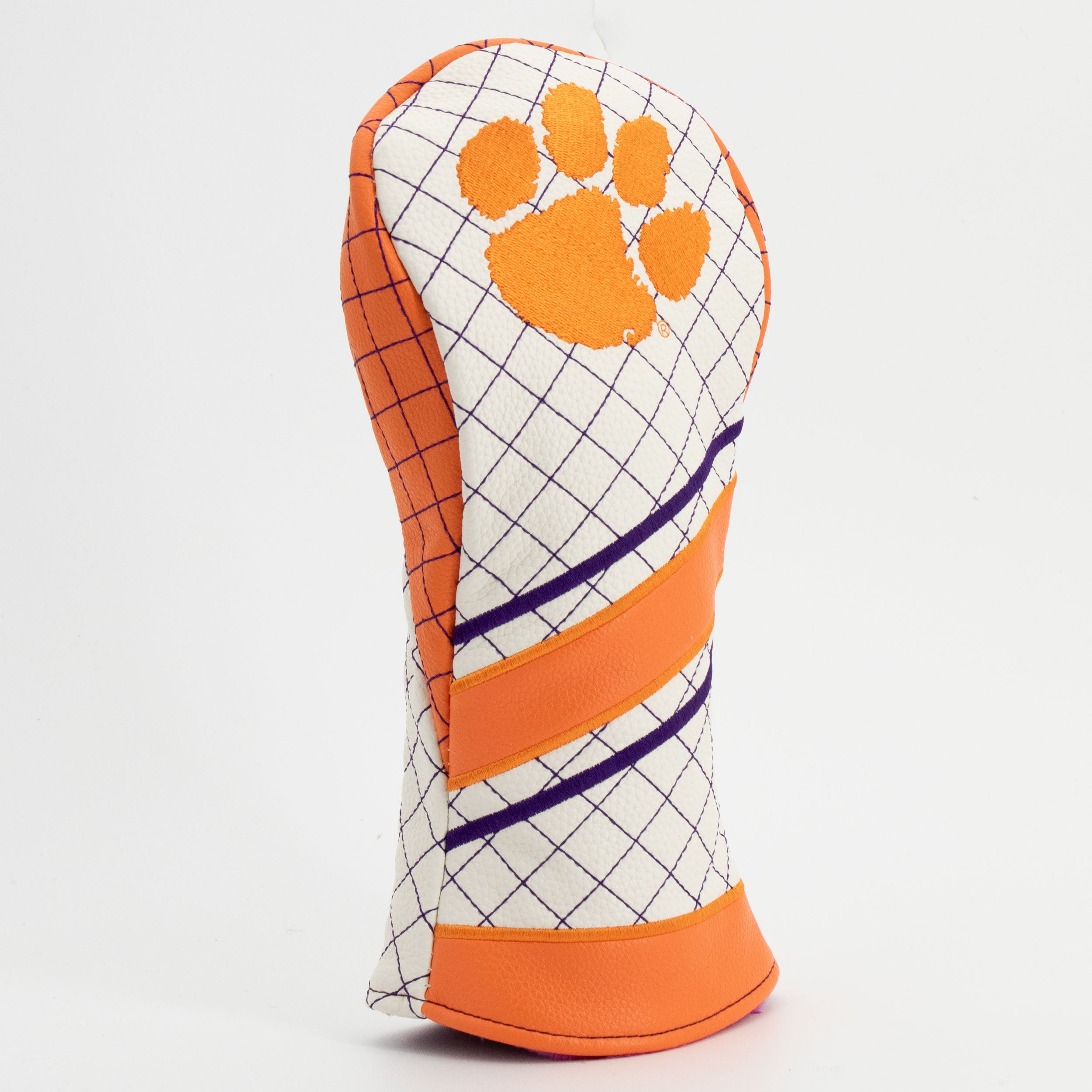 Clemson Tigers Quilted Fairway Headcover (STRIPED)