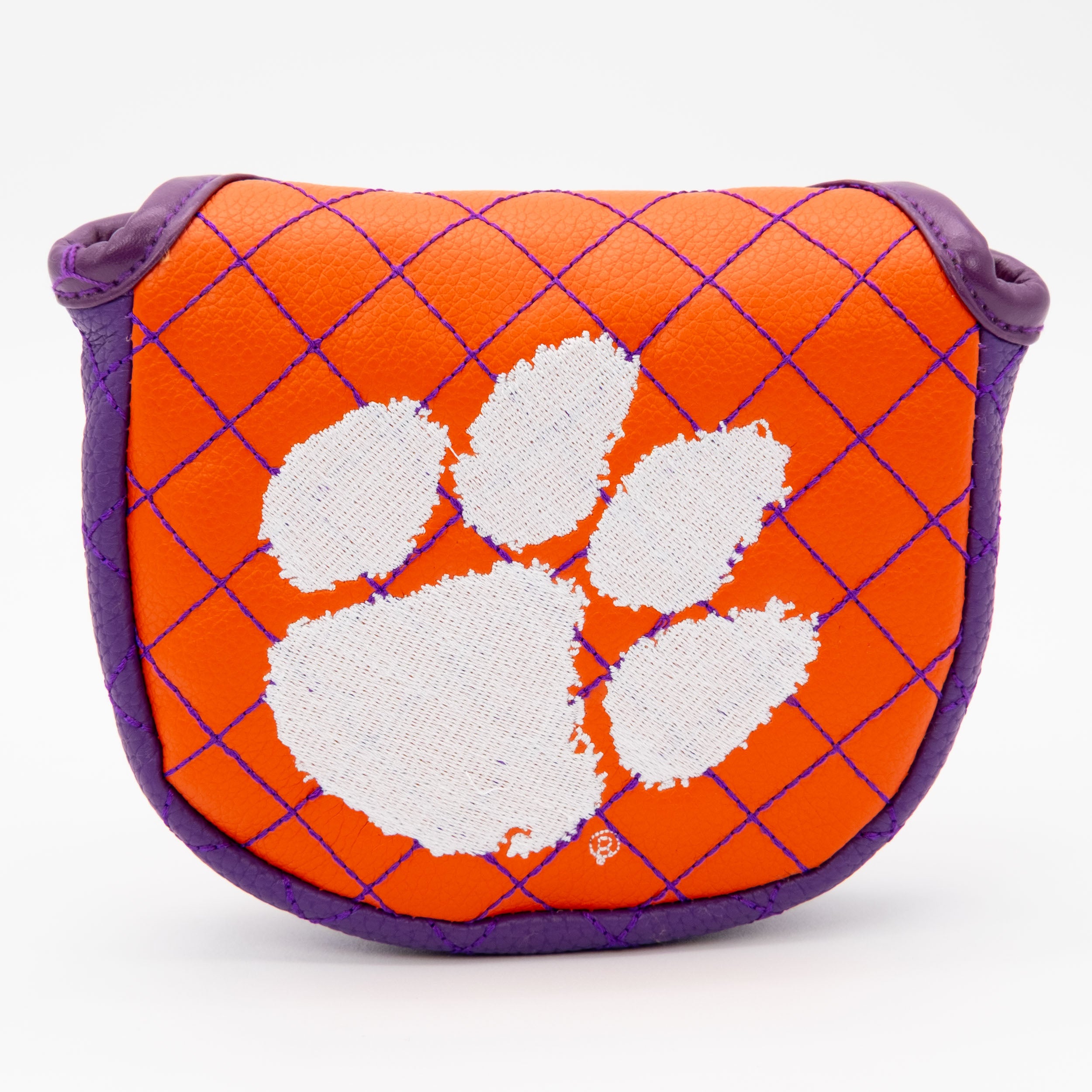Clemson Tigers Quilted Mallet Putter Cover (SOLID)
