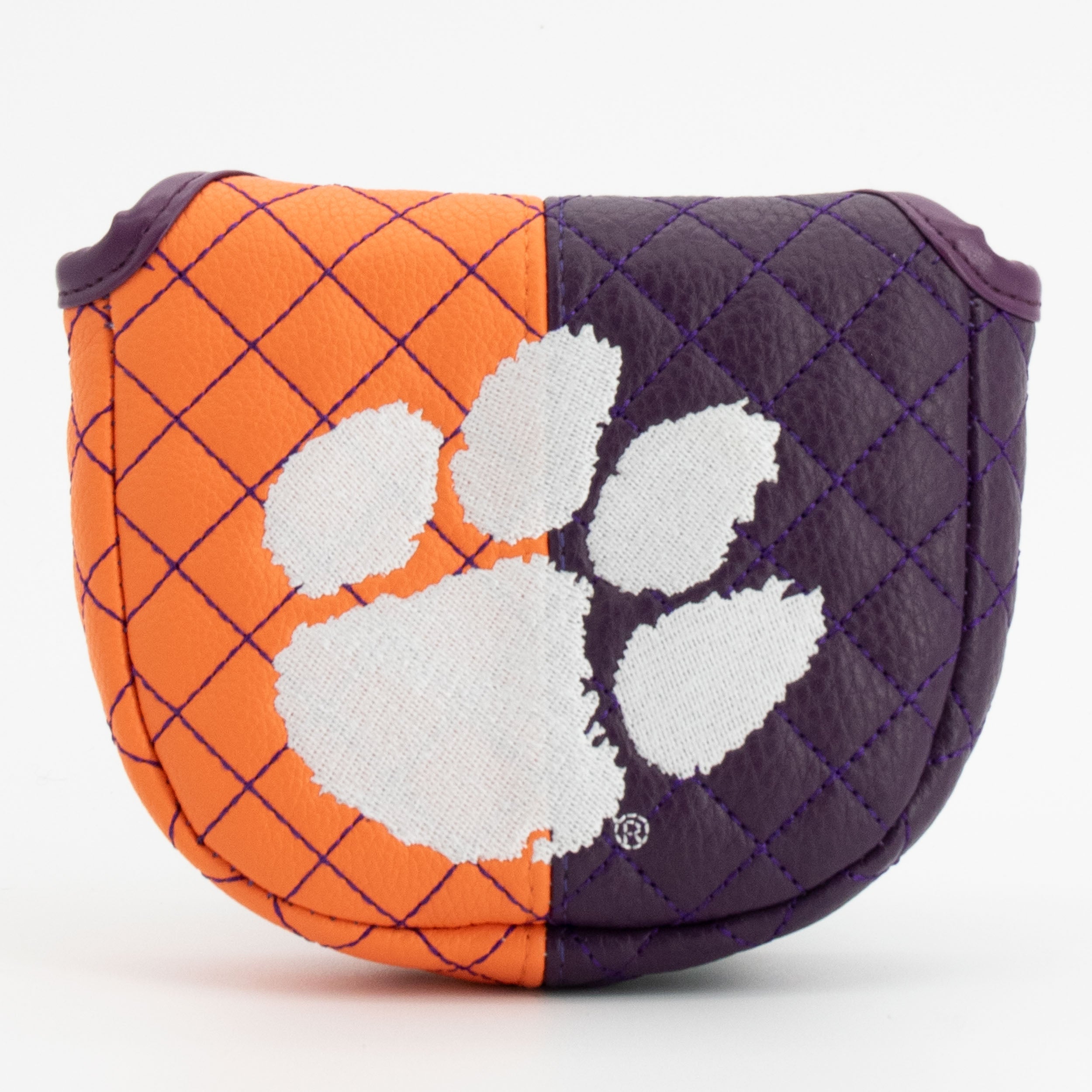 Clemson Tigers Quilted Mallet Putter Cover (SPLIT)