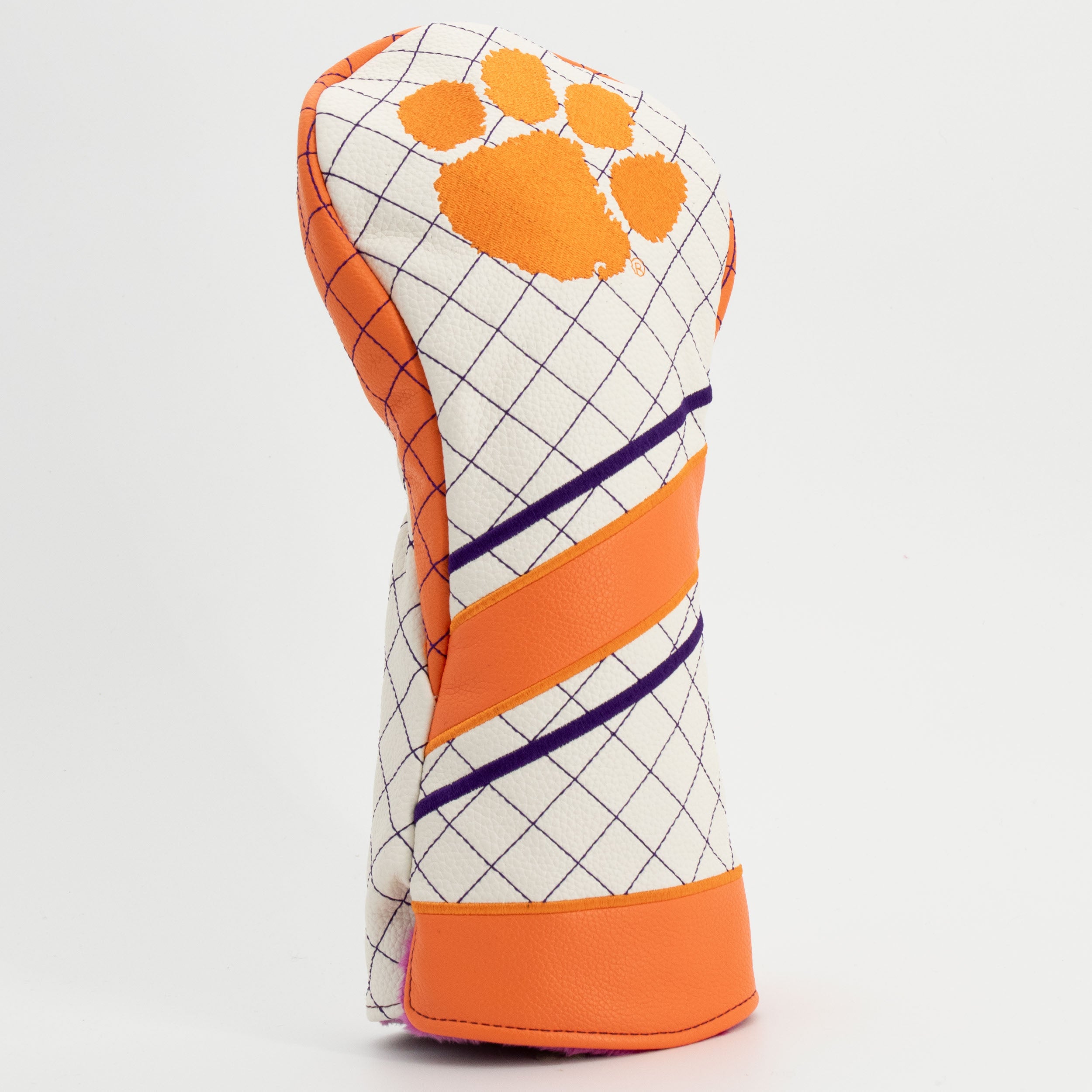 Clemson Tigers Quilted Driver Headcover (STRIPED)