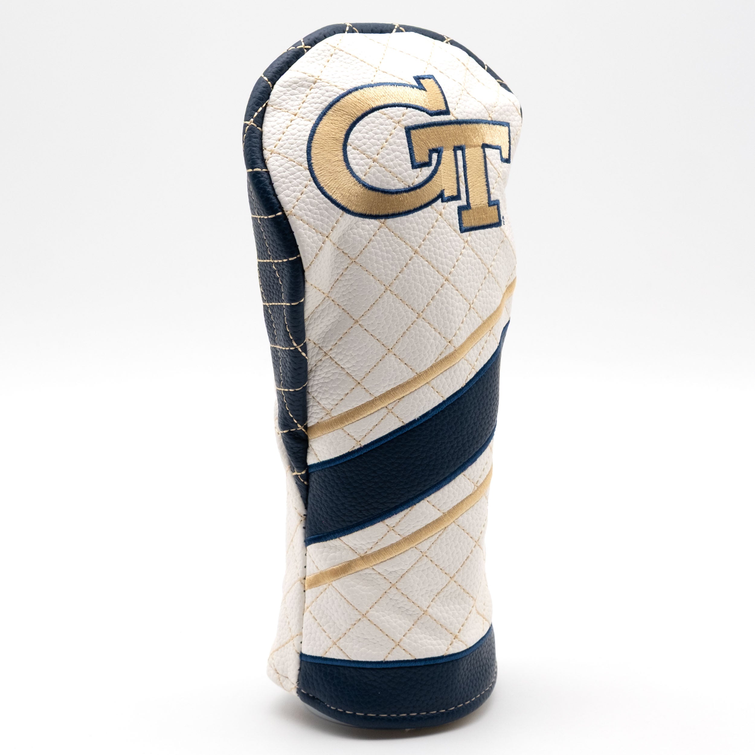 Georgia Tech Yellow Jackets Quilted Fairway Headcover (STRIPED)