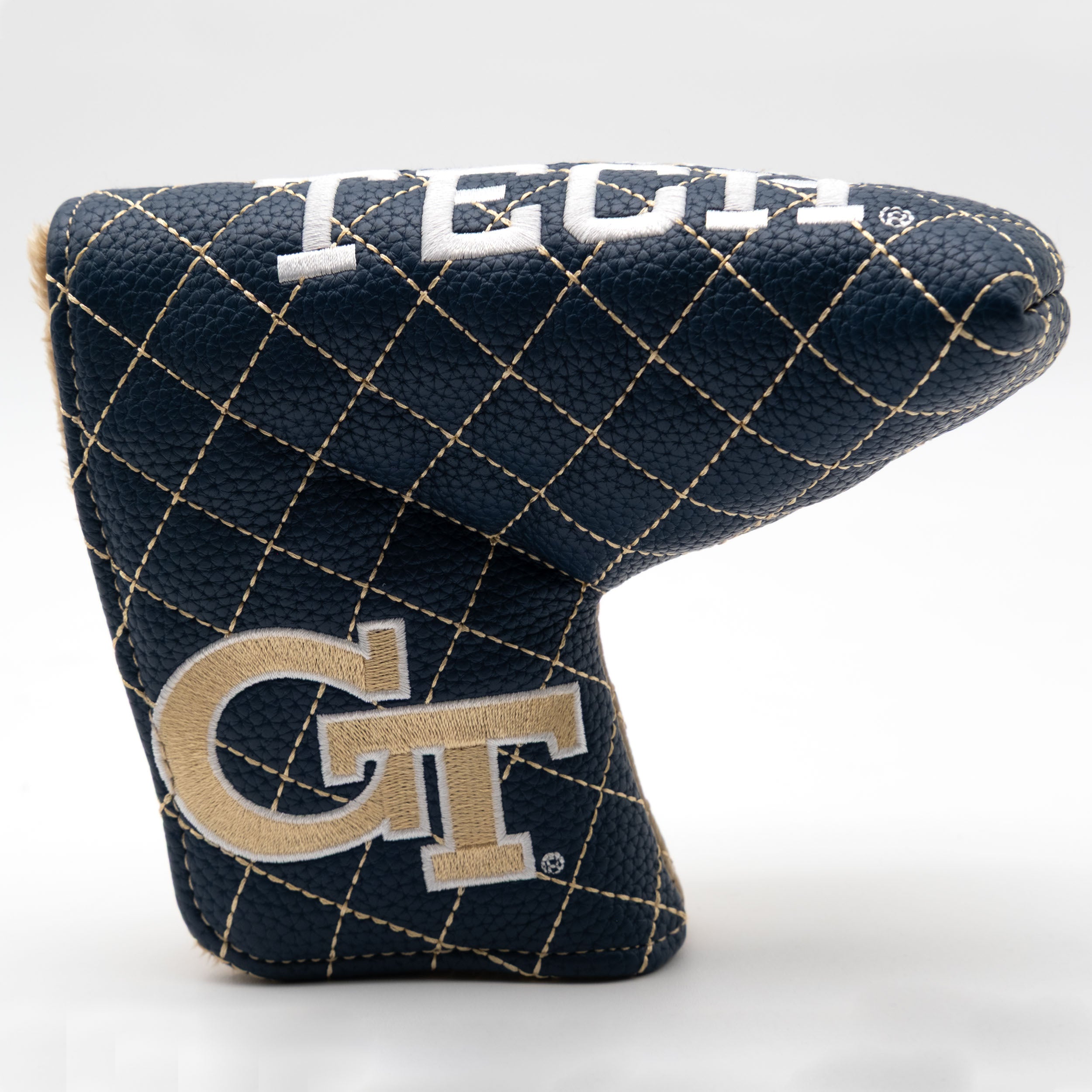 Georgia Tech Yellow Jackets Quited Blade Putter Cover (SPLIT)