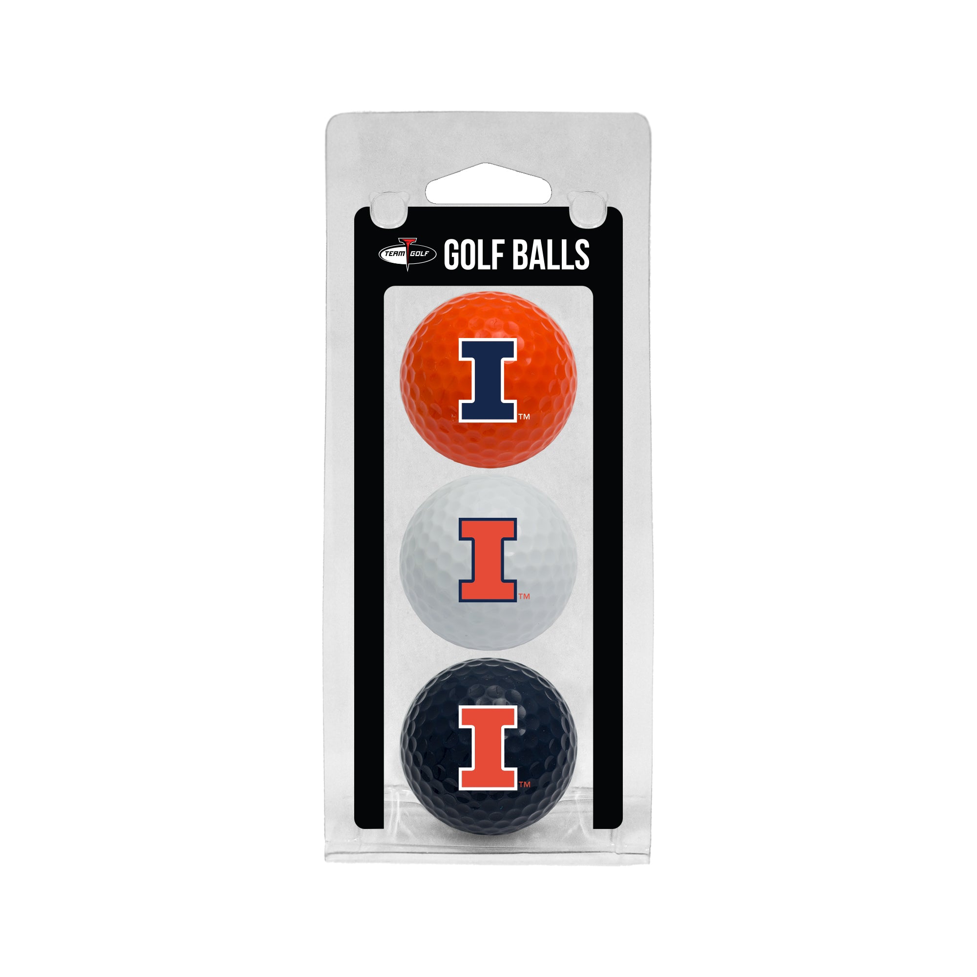 Illinois Fighting Illini Golf Balls 3 Pack