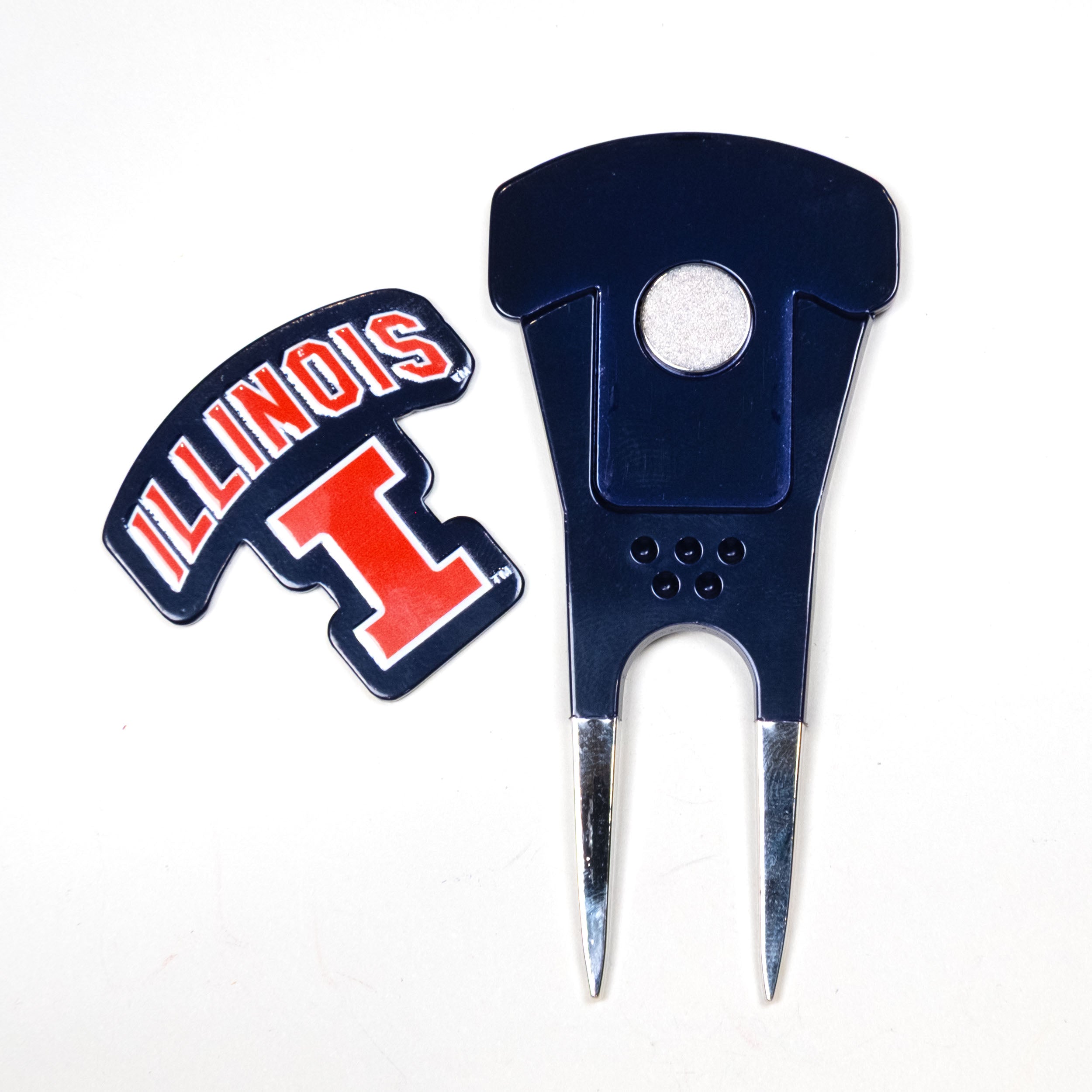 Illinois Fighting Illini Custom Shaped Divot Tool