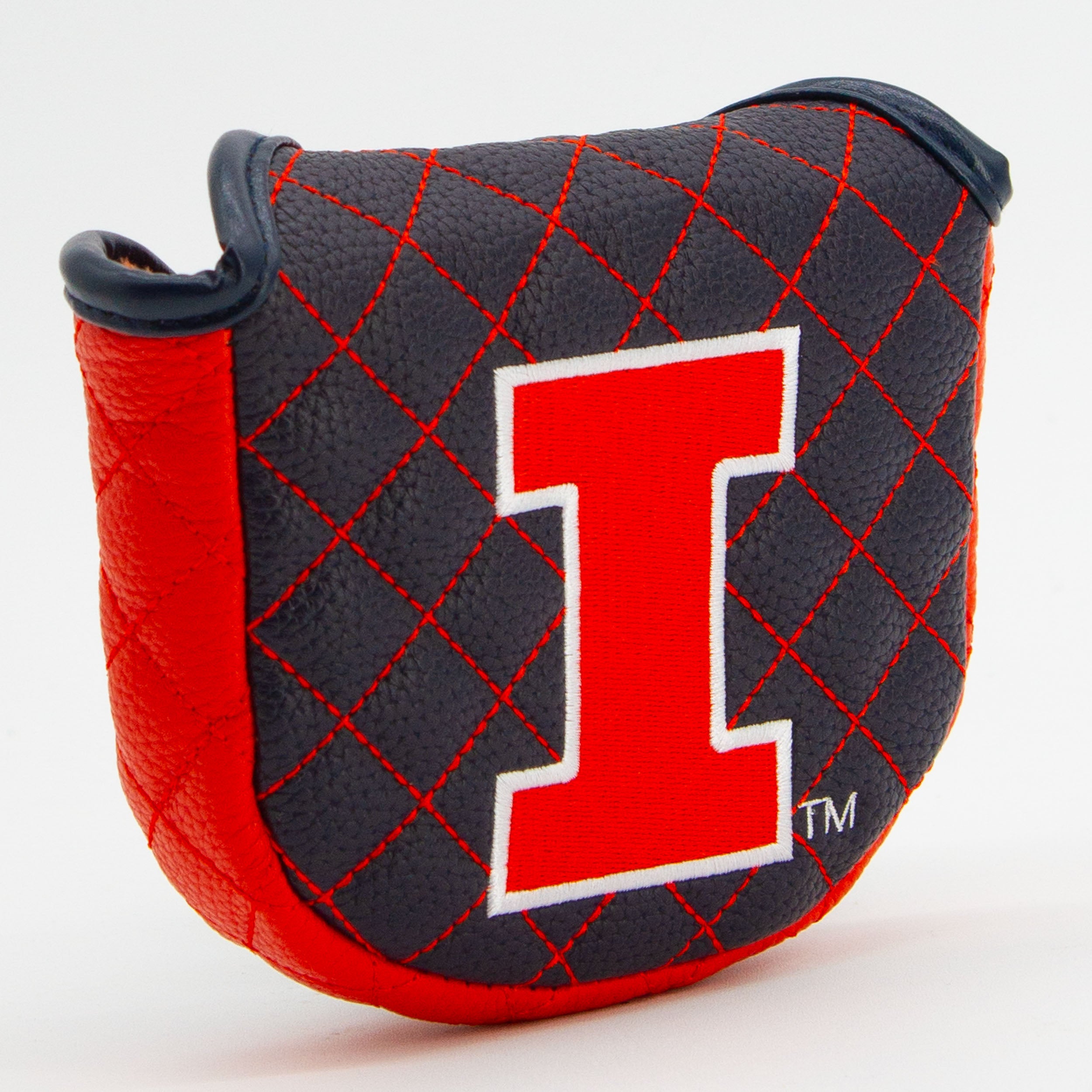 Illinois Fighting Illini Quilted Mallet Putter Cover (SOLID)