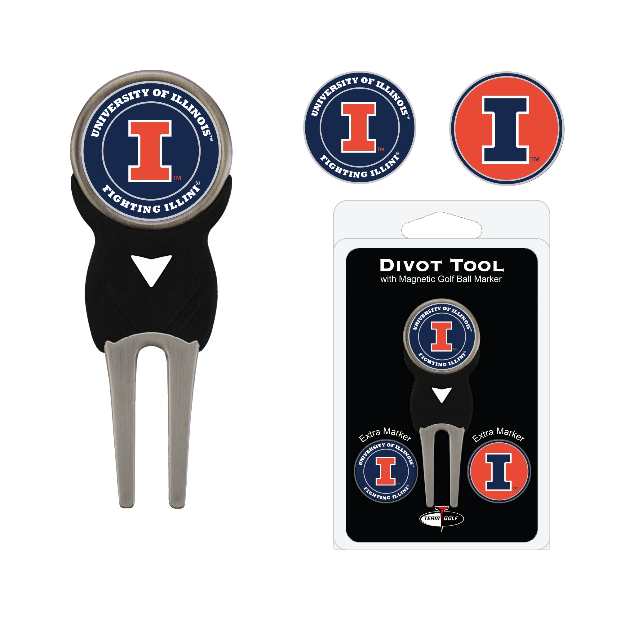 Illinois Fighting Illini Signature Divot Tool Pack