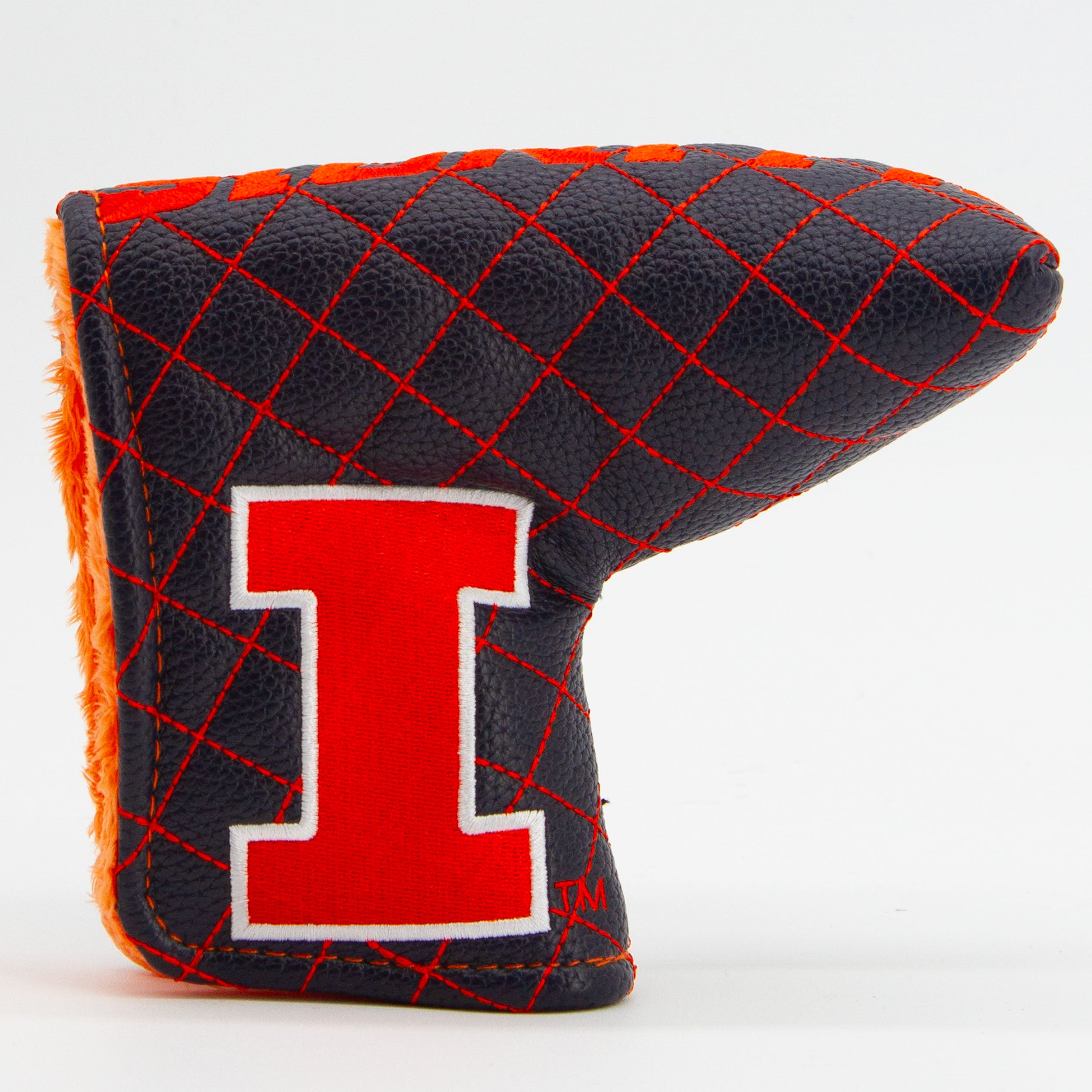 Illinois Fighting Illini Quited Blade Putter Cover (SOLID)