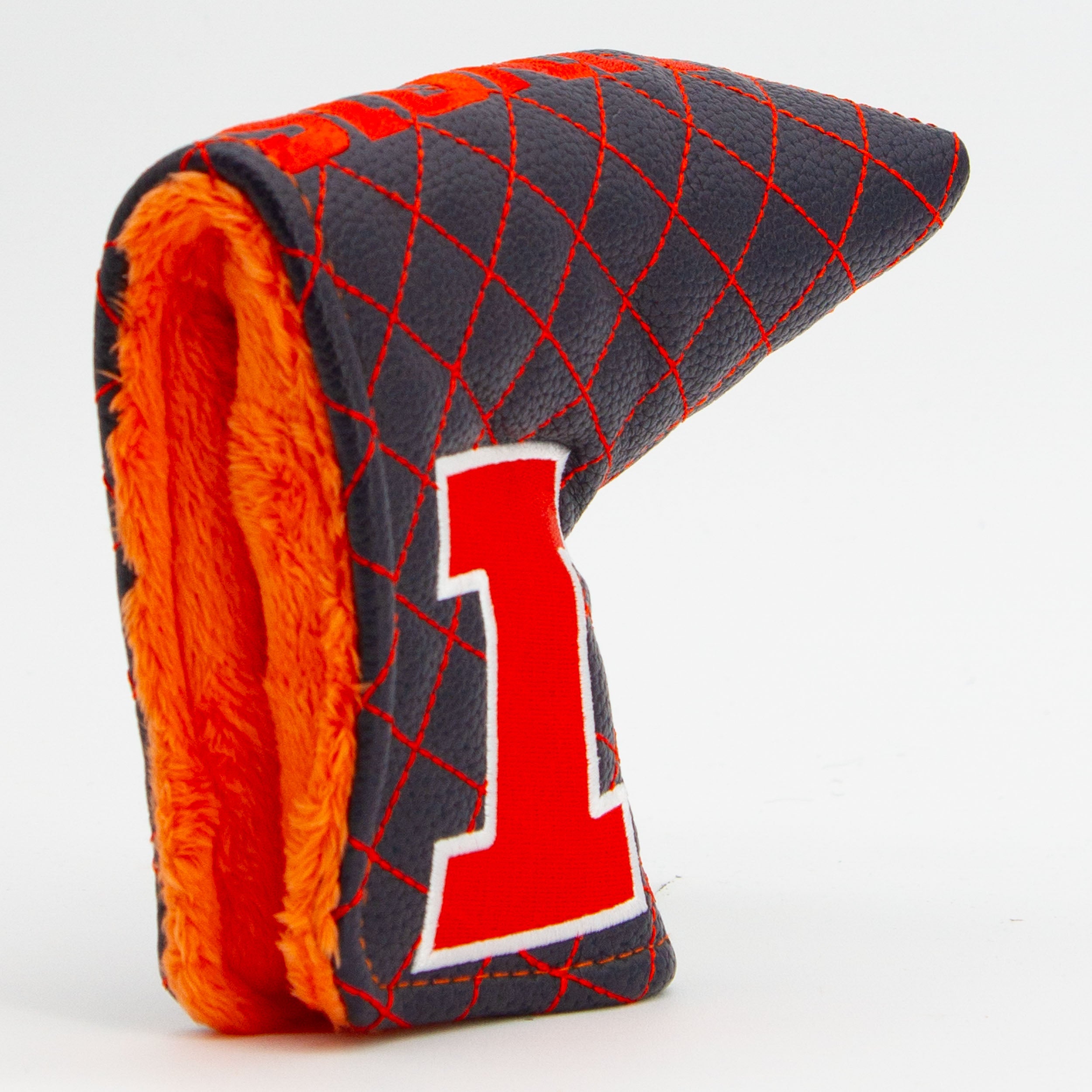 Illinois Fighting Illini Quited Blade Putter Cover (SOLID)