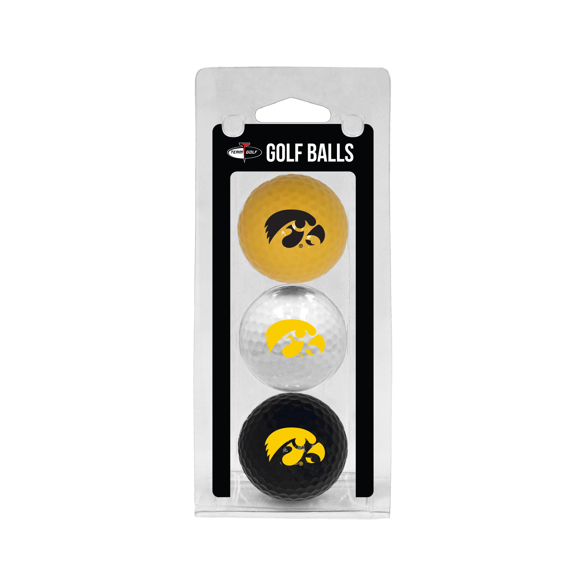 Iowa Hawkeyes Golf Balls 3 Pack