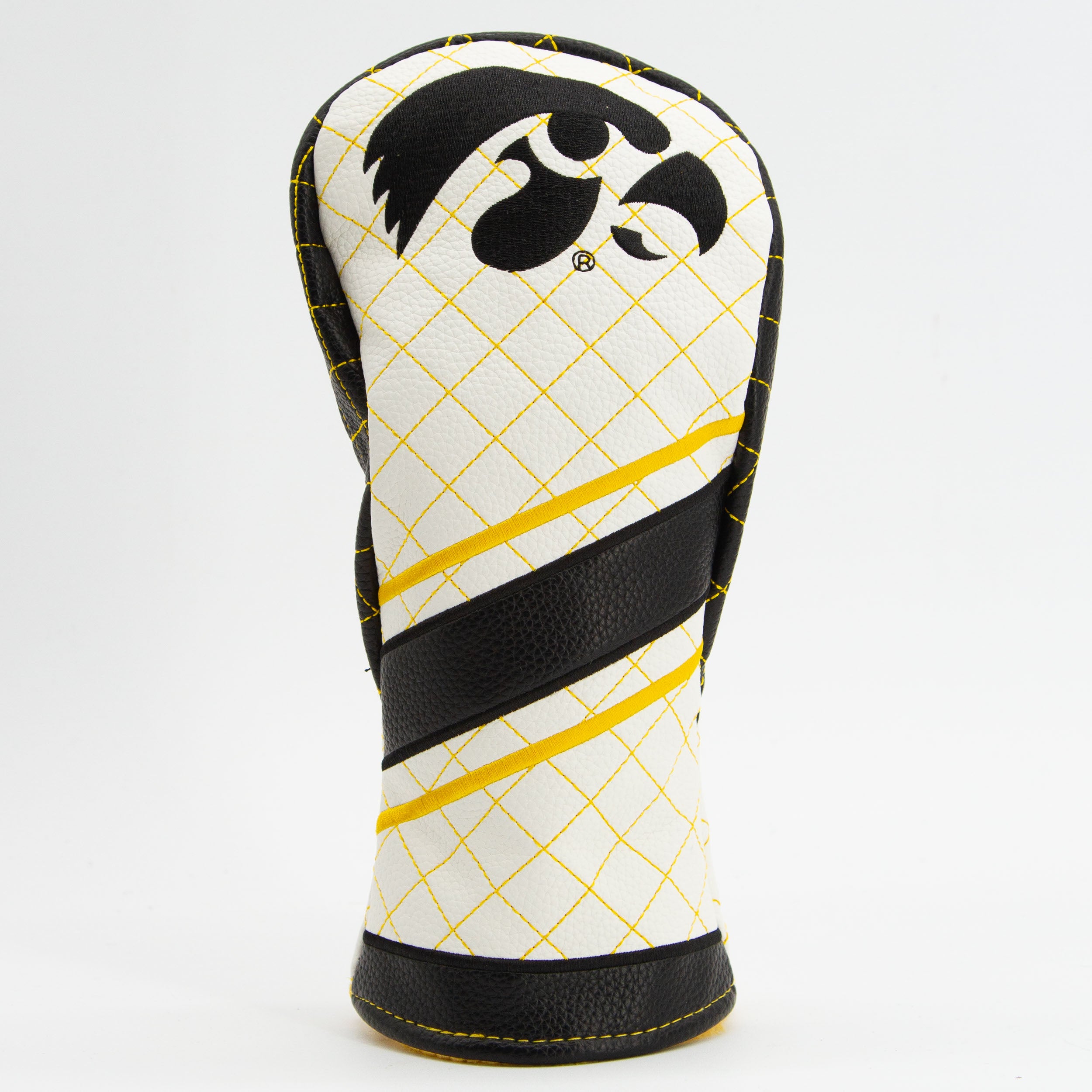 Iowa Hawkeyes Quilted Fairway Headcover (STRIPED)