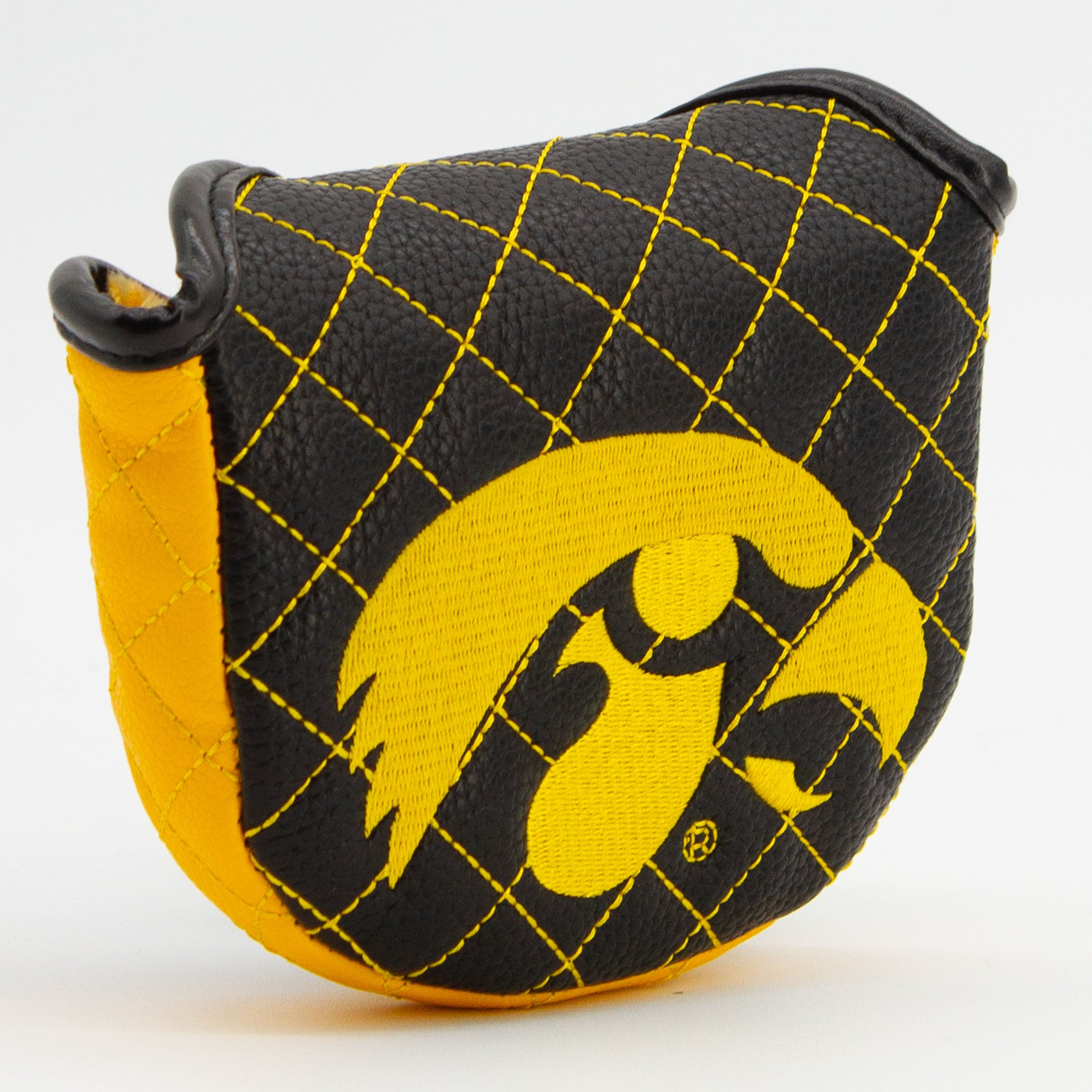 Iowa Hawkeyes Quilted Mallet Putter Cover (SOLID)