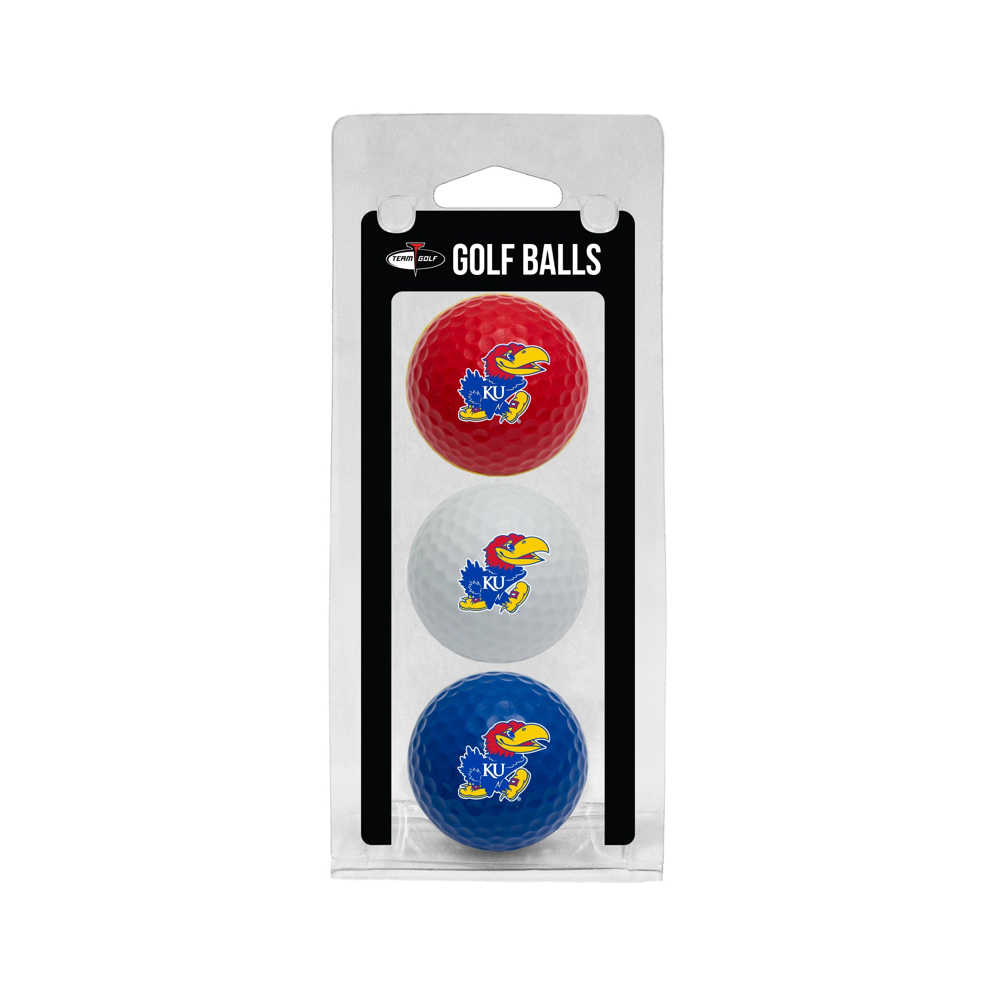 Kansas Jayhawks Golf Balls 3 Pack