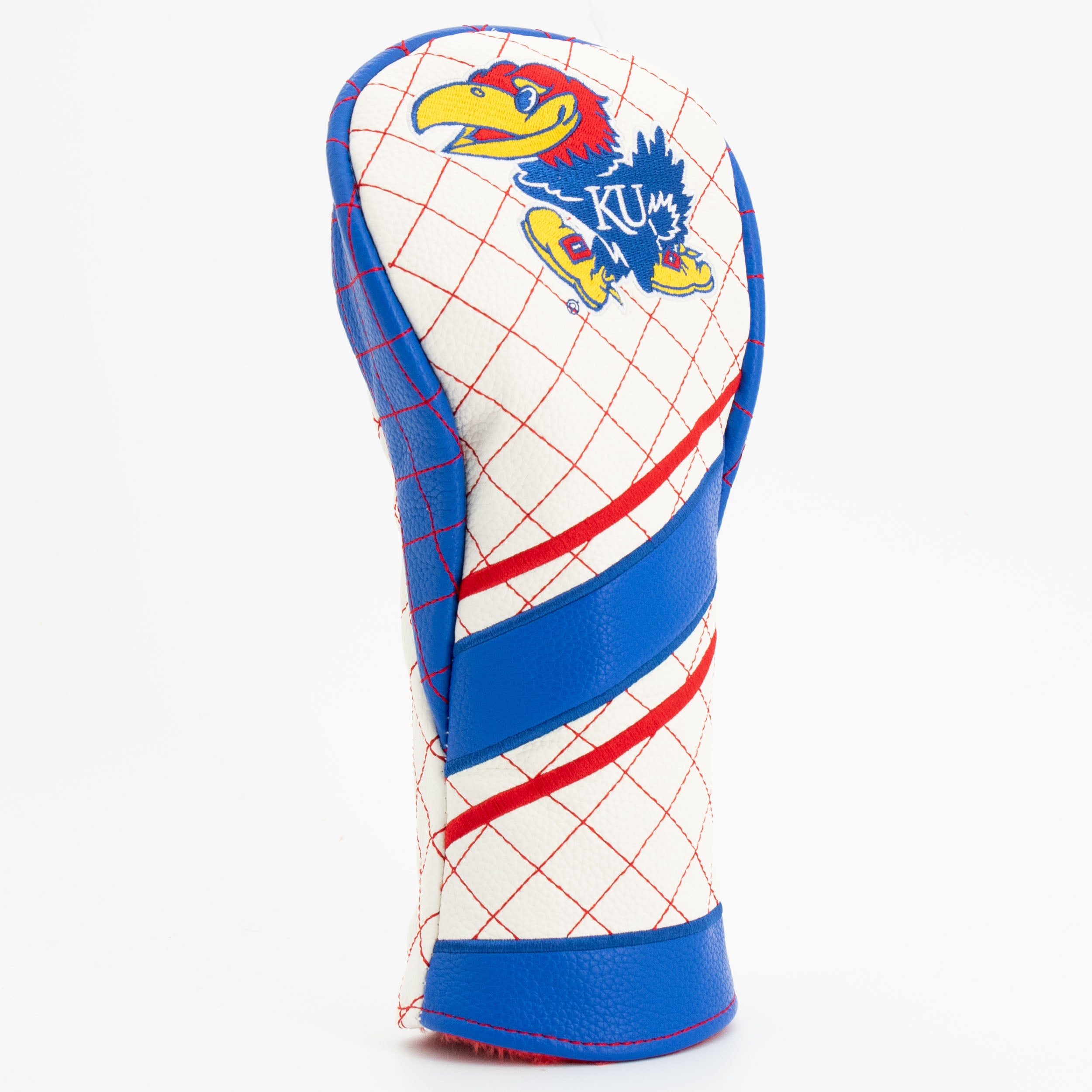 Kansas Jayhawks Quilted Fairway Headcover (STRIPED)
