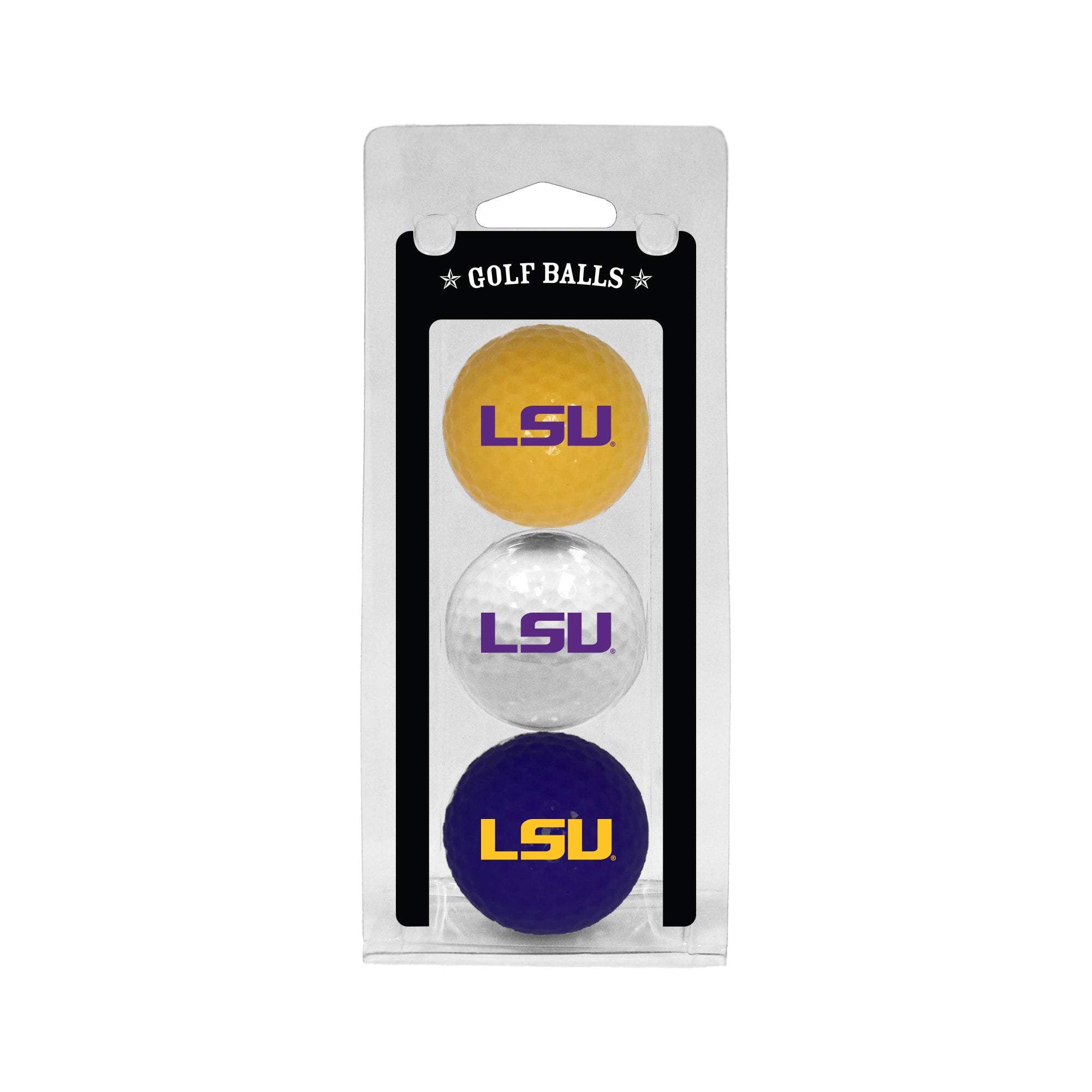 Louisiana State Tigers Golf Balls 3 Pack