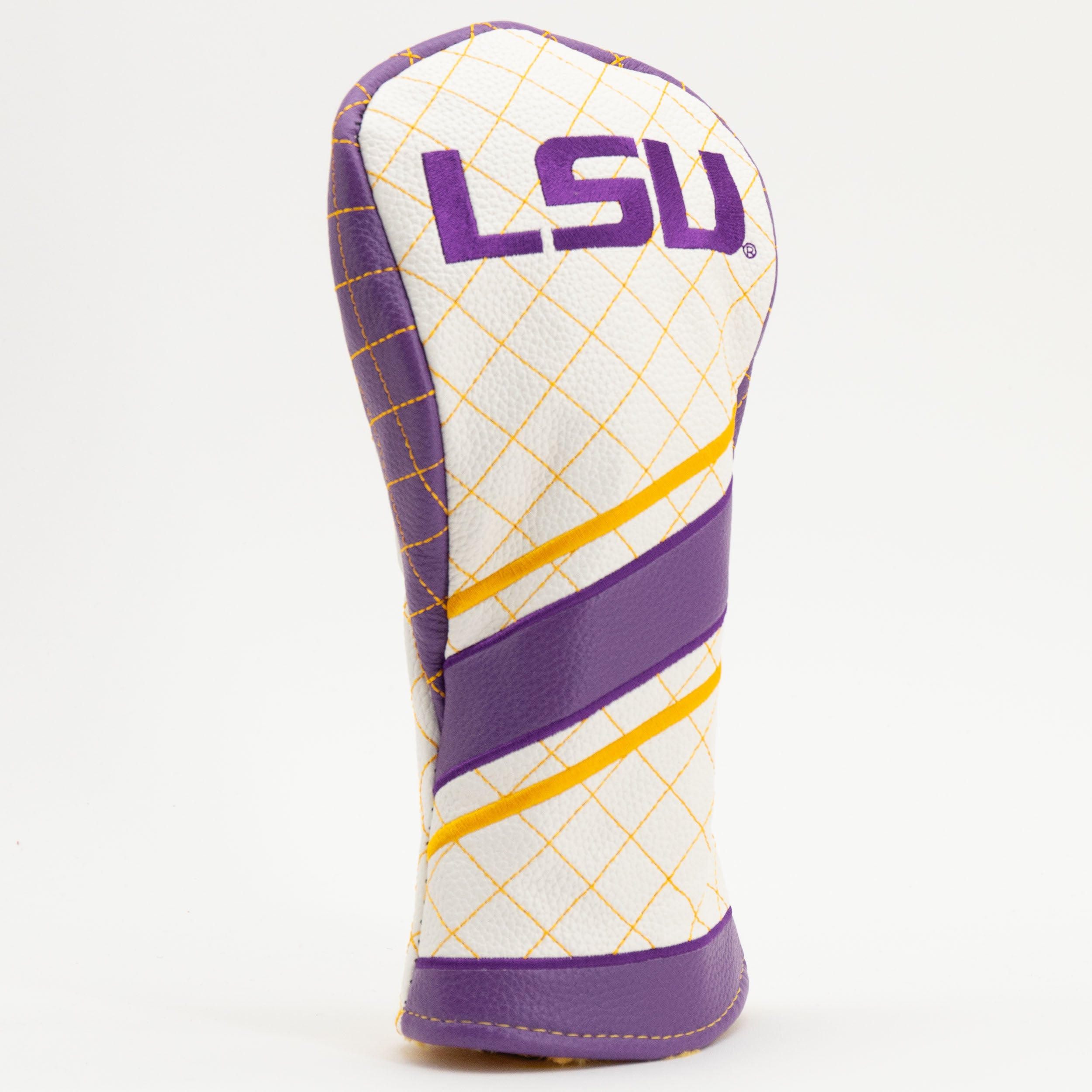 LSU Tigers Quilted Fairway Headcover (STRIPED)