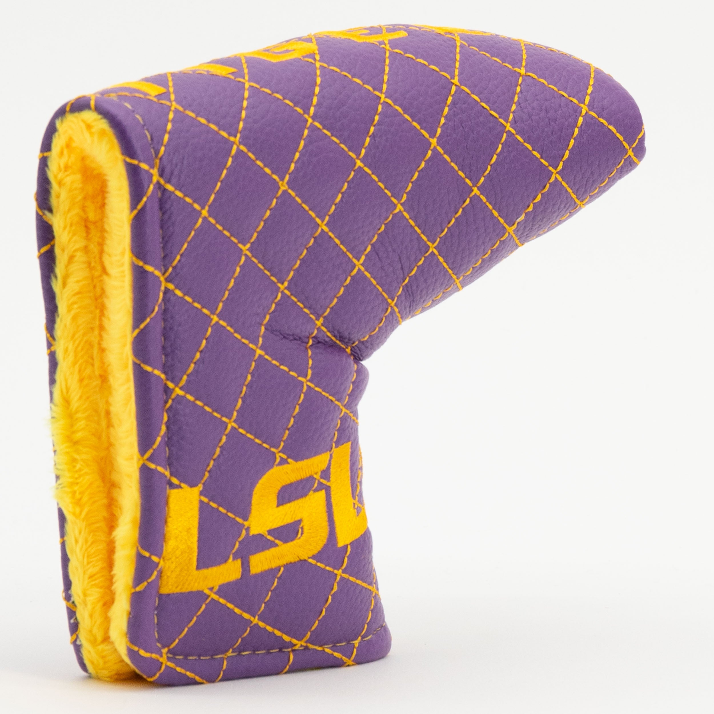 LSU Tigers Quited Blade Putter Cover (SOLID)