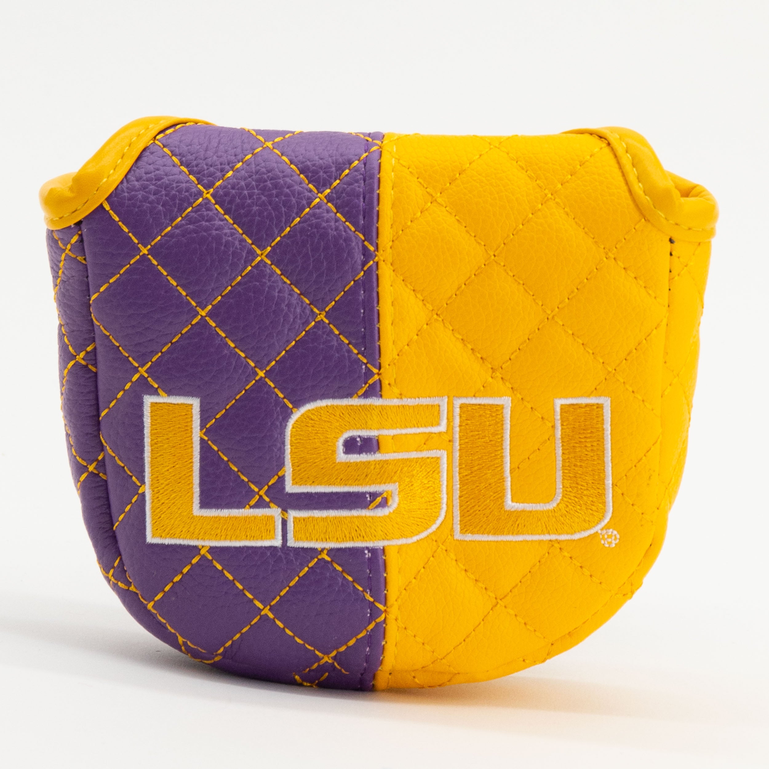 LSU Tigers Quilted Mallet Putter Cover (SPLIT)