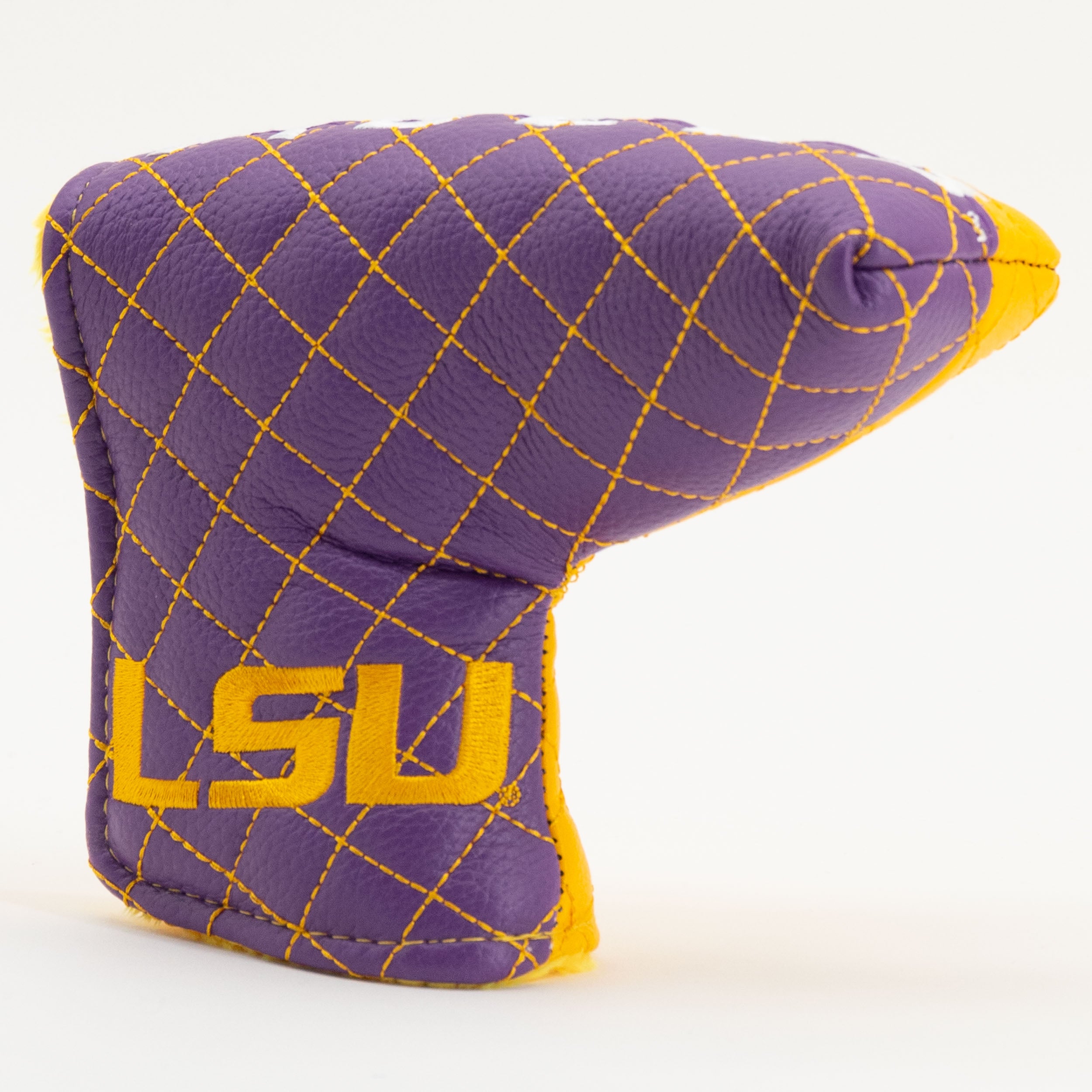 LSU Tigers Quited Blade Putter Cover (SPLIT)