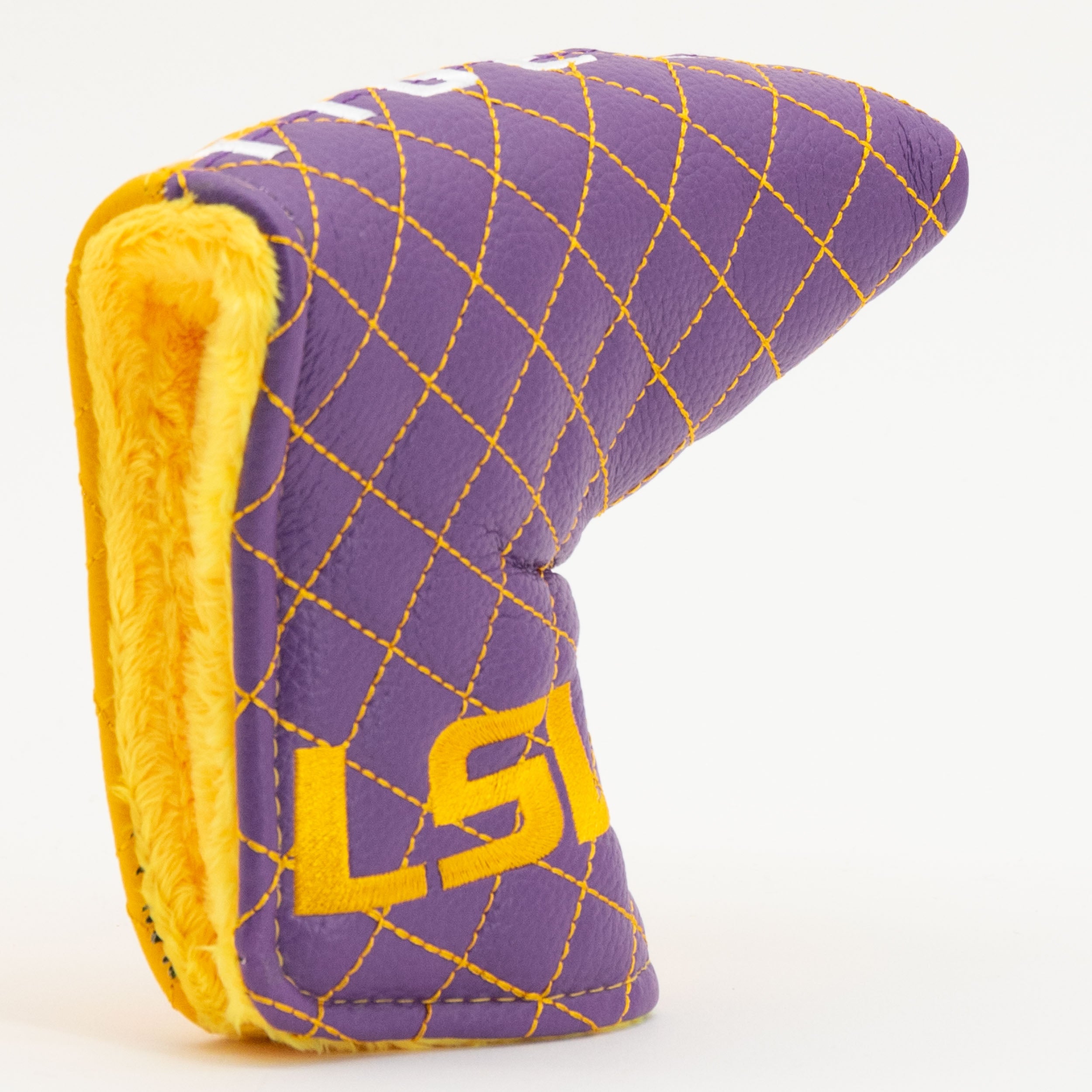 LSU Tigers Quited Blade Putter Cover (SPLIT)