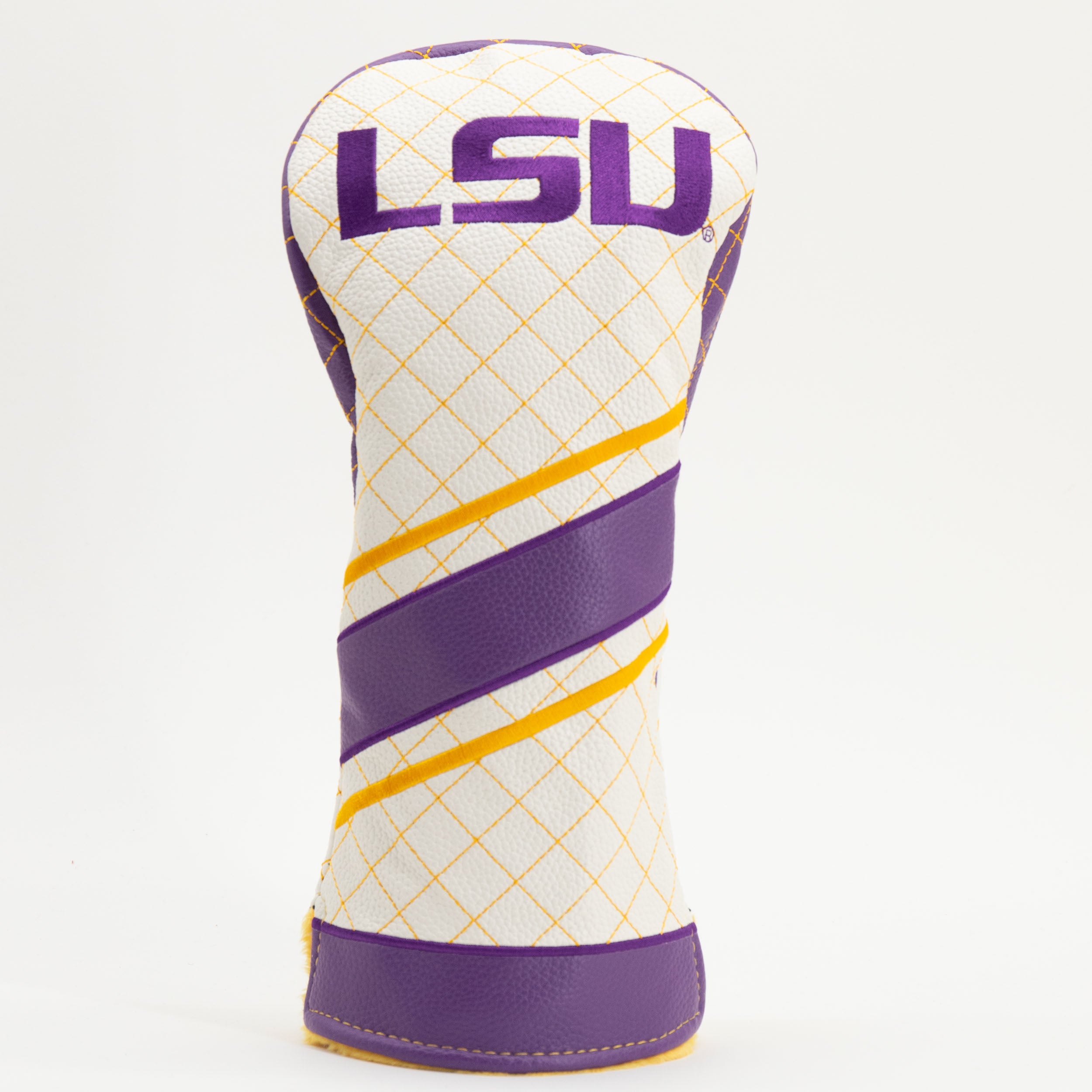 LSU Tigers Quilted Driver Headcover (STRIPED)