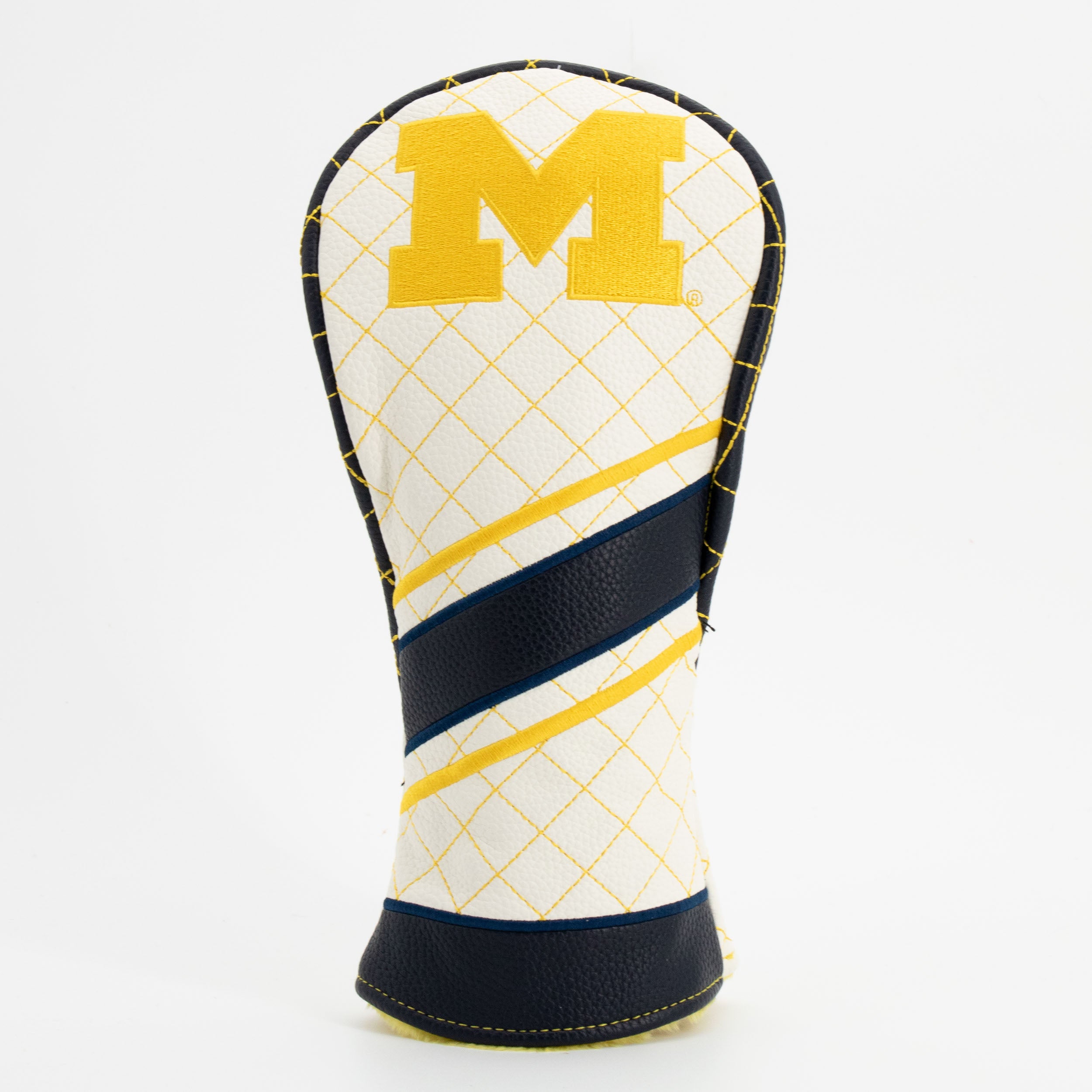 Michigan Wolverines Quilted Fairway Headcover (STRIPED)