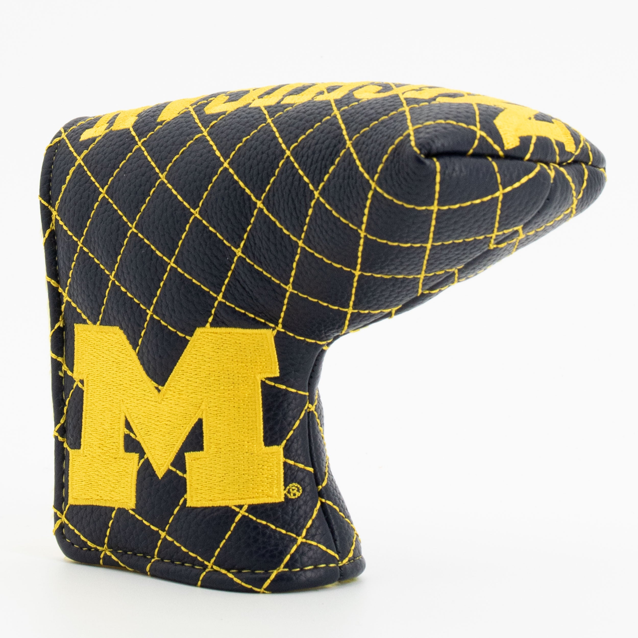 Michigan Wolverines Quited Blade Putter Cover (SOLID)