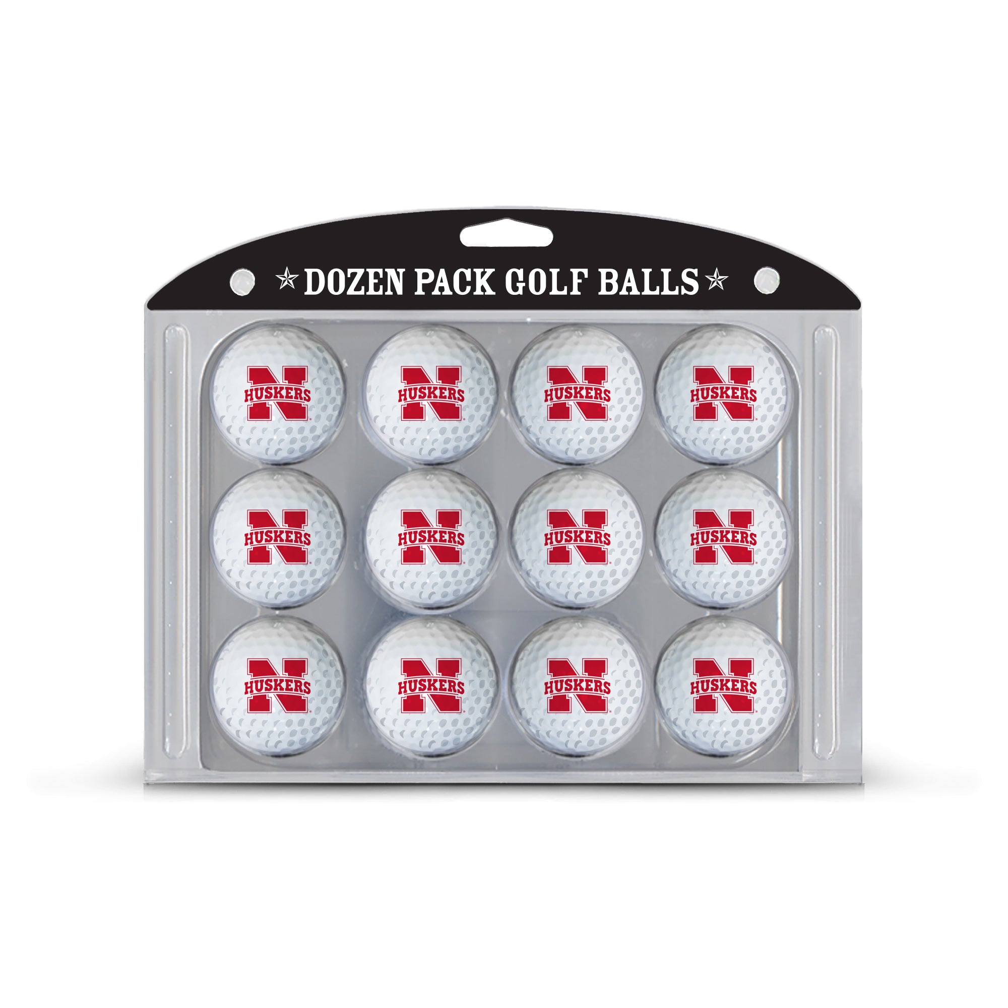 Nebraska Cornhuskers Golf Balls, 12 Pack