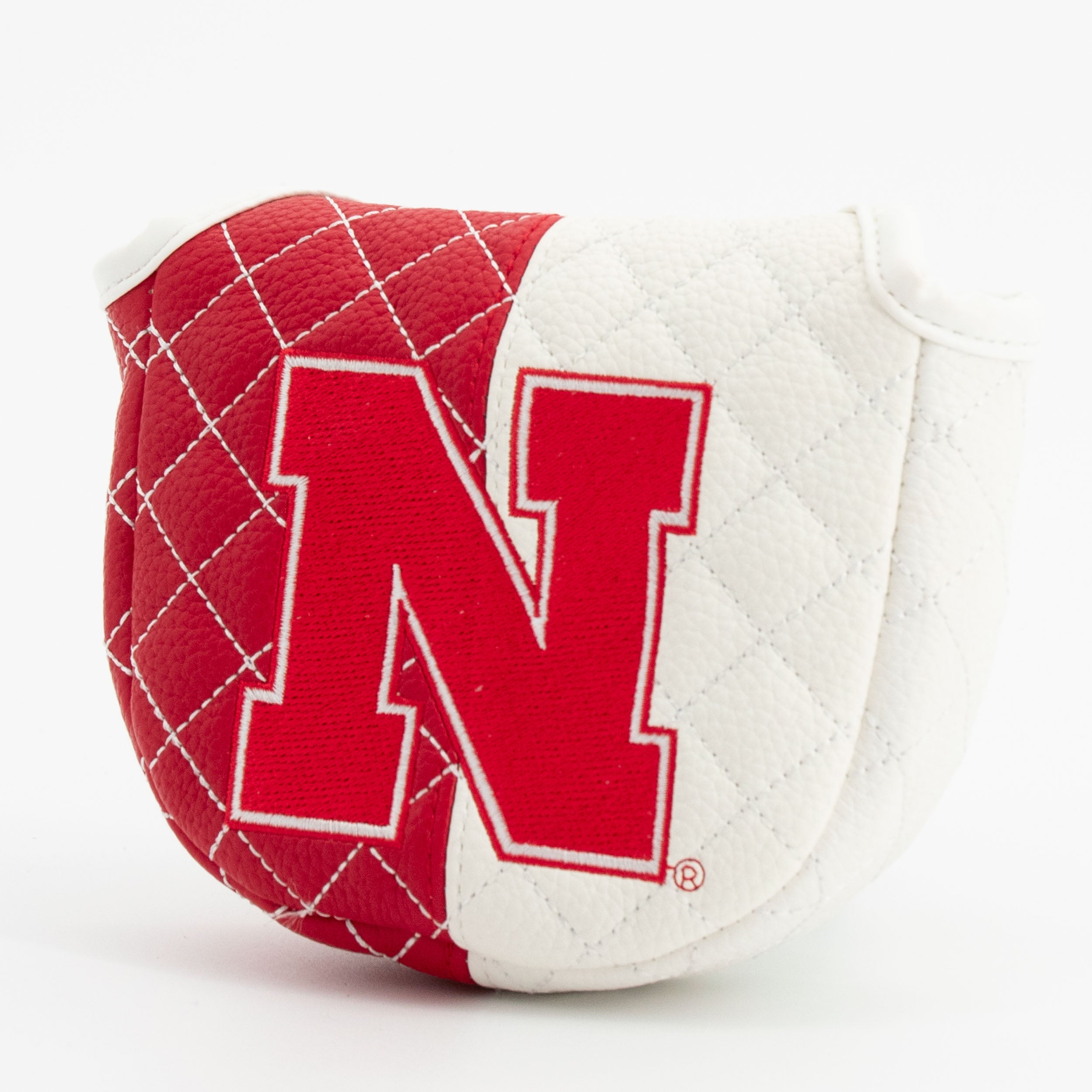 Nebraska Huskers Quilted Mallet Putter Cover (SPLIT)