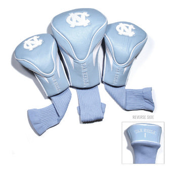 North Carolina Tar Heels 3 Pack Contour Headcover